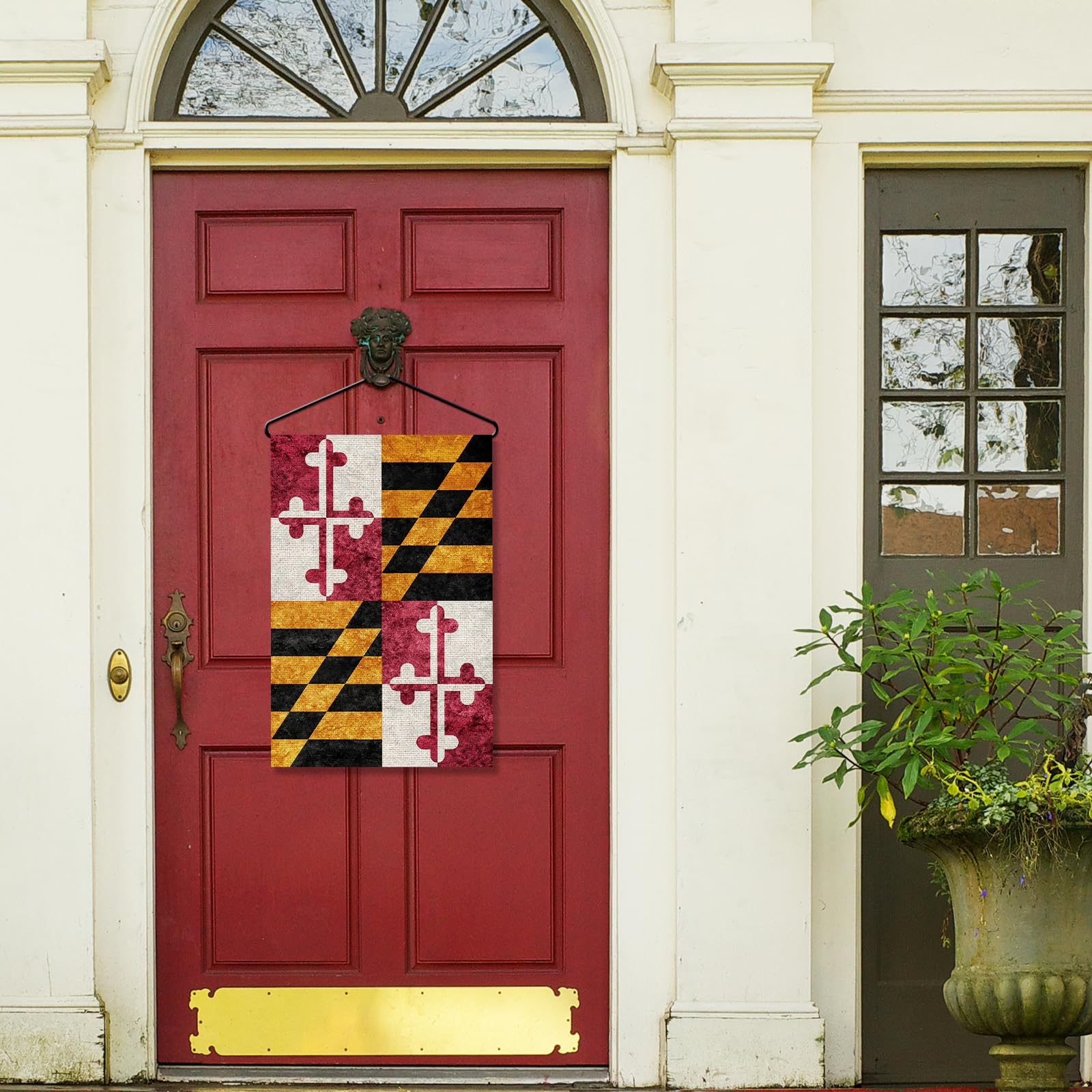 Maryland-Flagge Windsock – 2er Pack, 152x15 Cm, Nylon – Patriotische Außendekoration Für Garten, Balkon & Feste