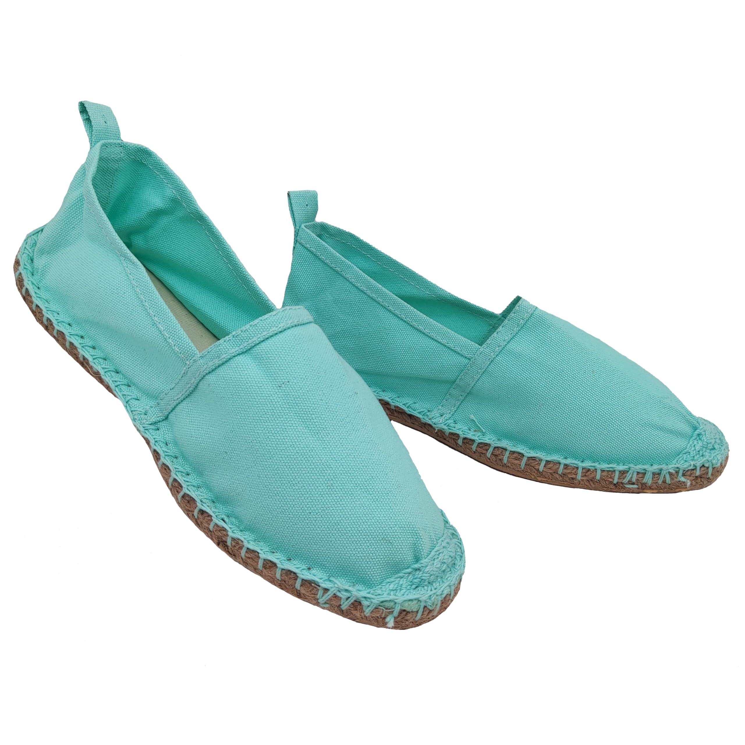 De Fonseca Espadrilles Toile Femme - Classiques Plates Été En Corde Naturelle, Légères Et Confortables