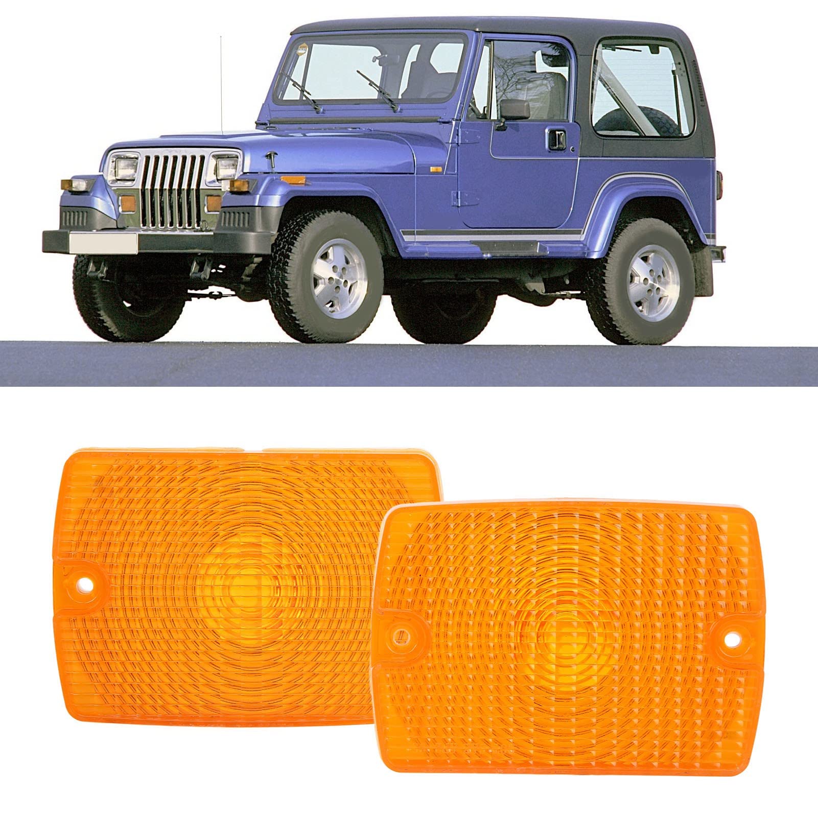 BANDE MOULURE BANDE Pare-Chocs Avant Primer Pour Jeep Wrangler 2007 IN