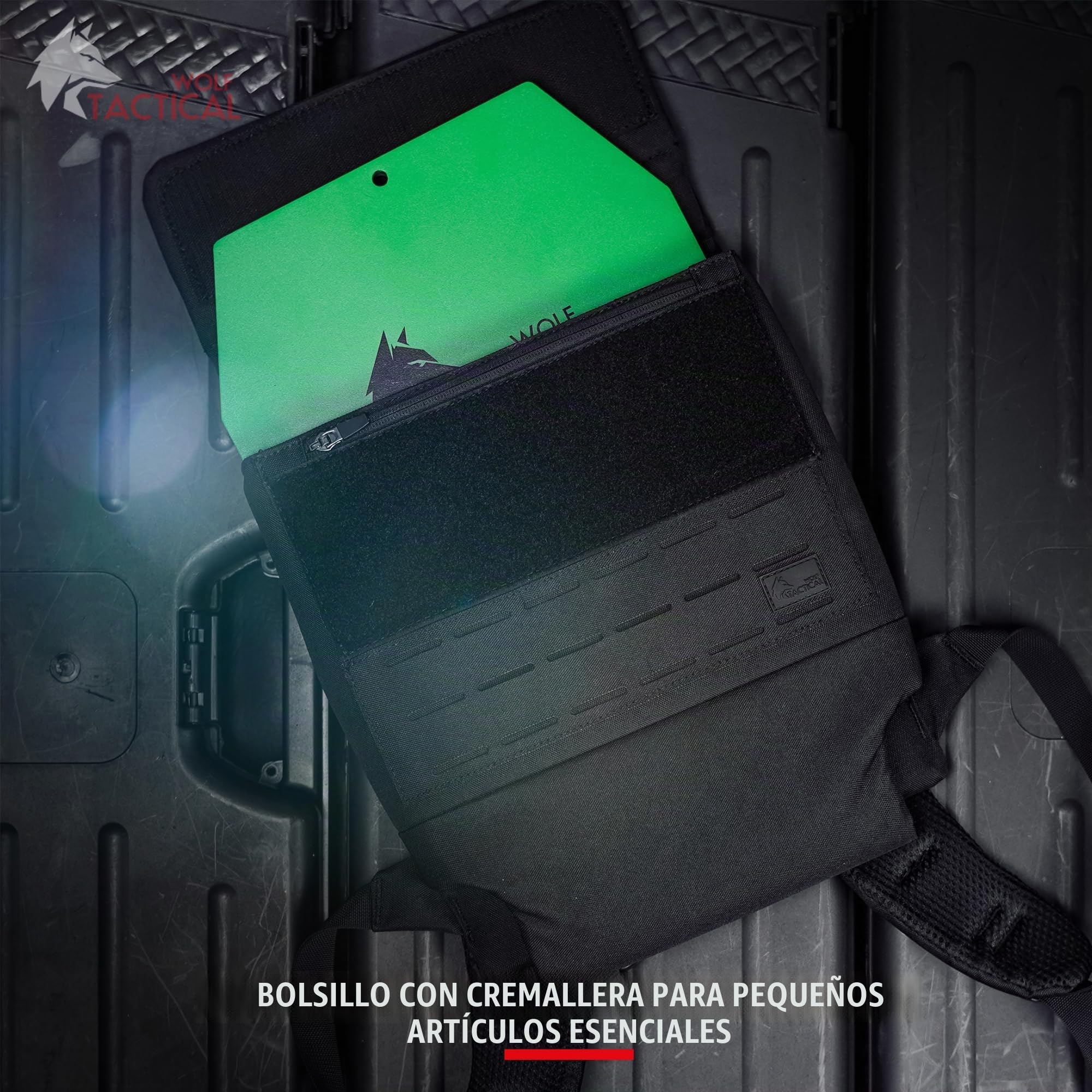 WOLF TACTICAL Mochila con peso para discos de ruck y pesas para correr, caminar, entrenamiento de fuerza
