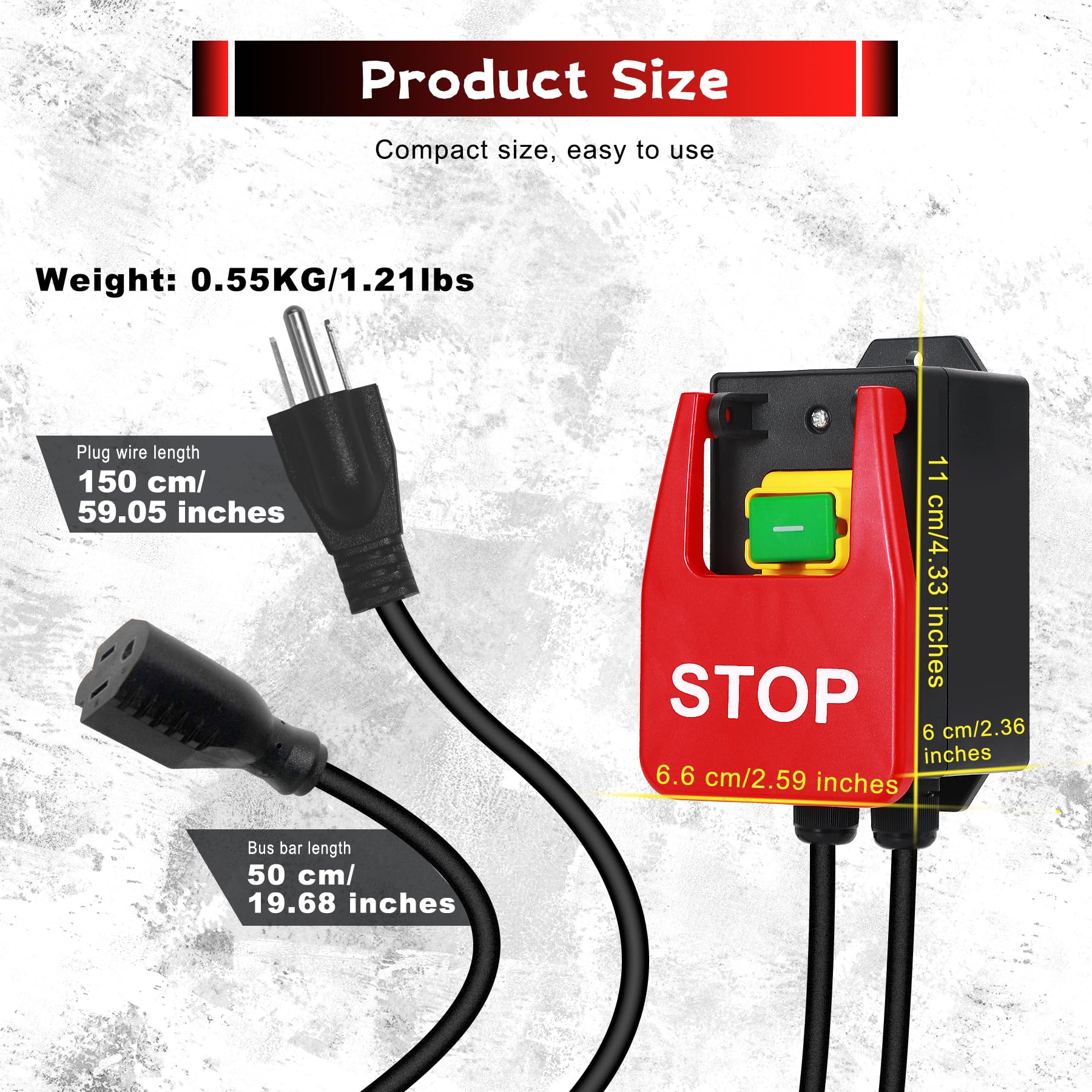 Emergency Stop Switch for Table Saw - Safe Power Cut -2 Emergency Stop Switch for Table Saw - Safe Power Cut -2
