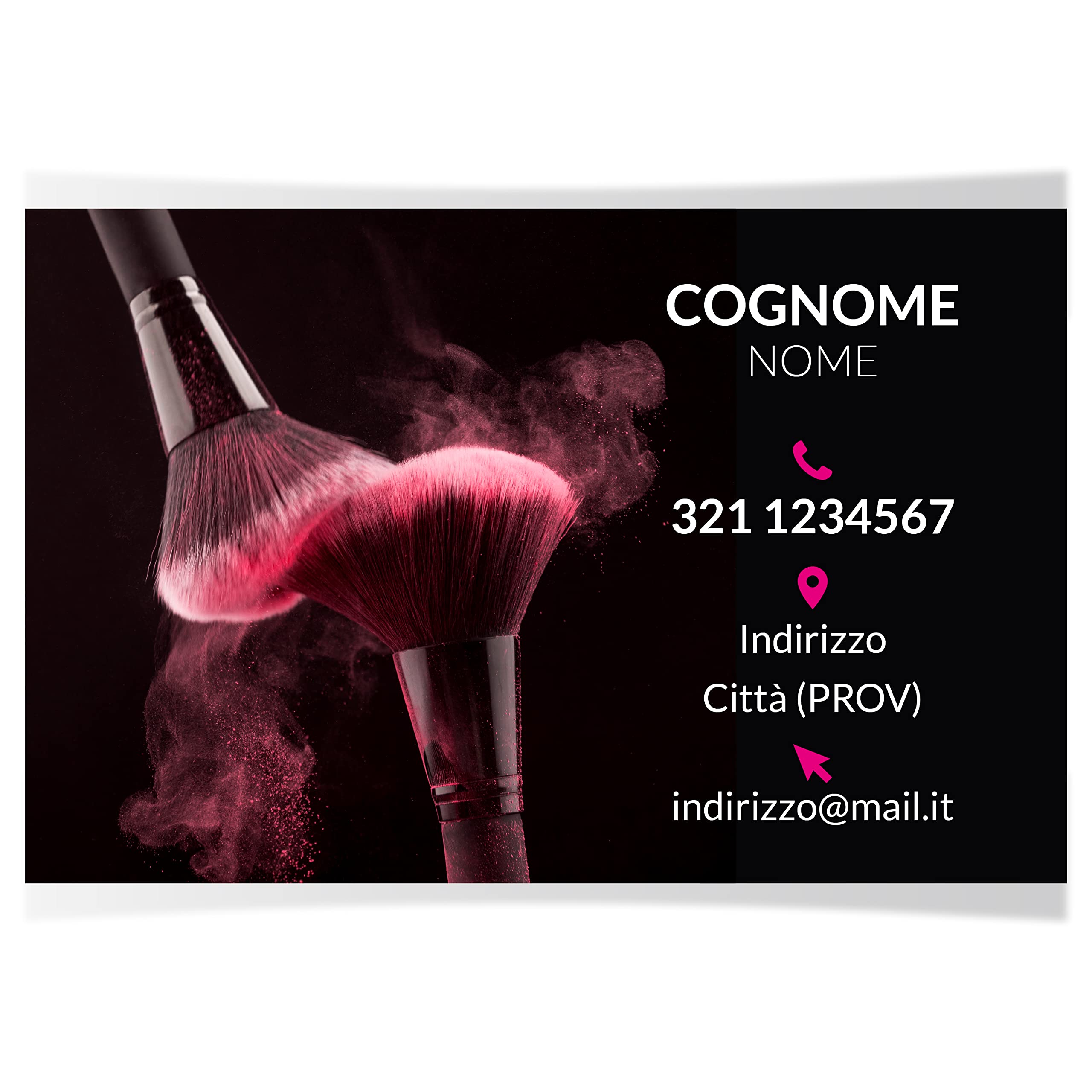 Biglietti da Visita personalizzabili - scegli la tua professione: meccanico - gommista - estetista - elettricista - estetista - truccatrice. Personalizzabili online professione - lavoro (200)