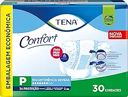 Tena Confort, Fralda Geriátrica para Incontinência Urinária, P - 30 unidades