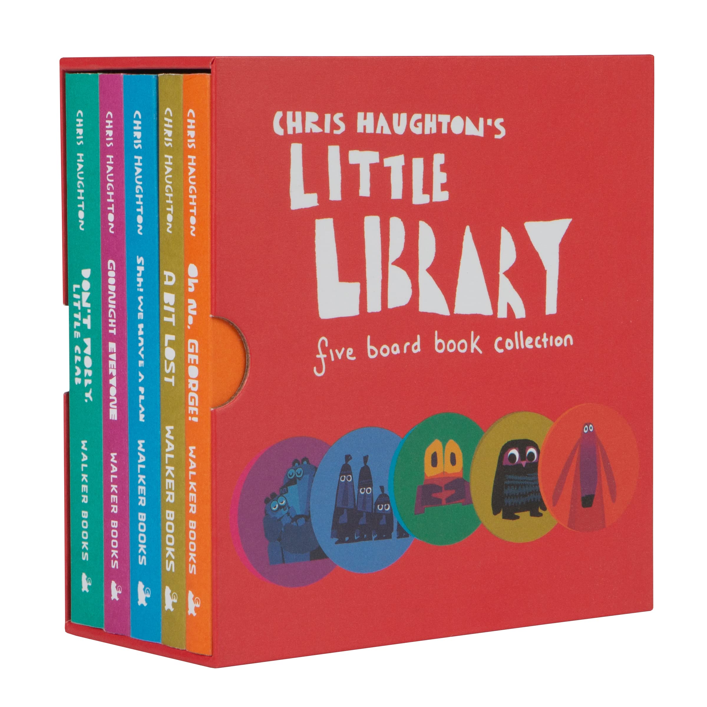 Chris Haughton's Little Library: A collection of five baby board book favourites in one boxset , perfect for gifting at baby's first birthday or a baby shower