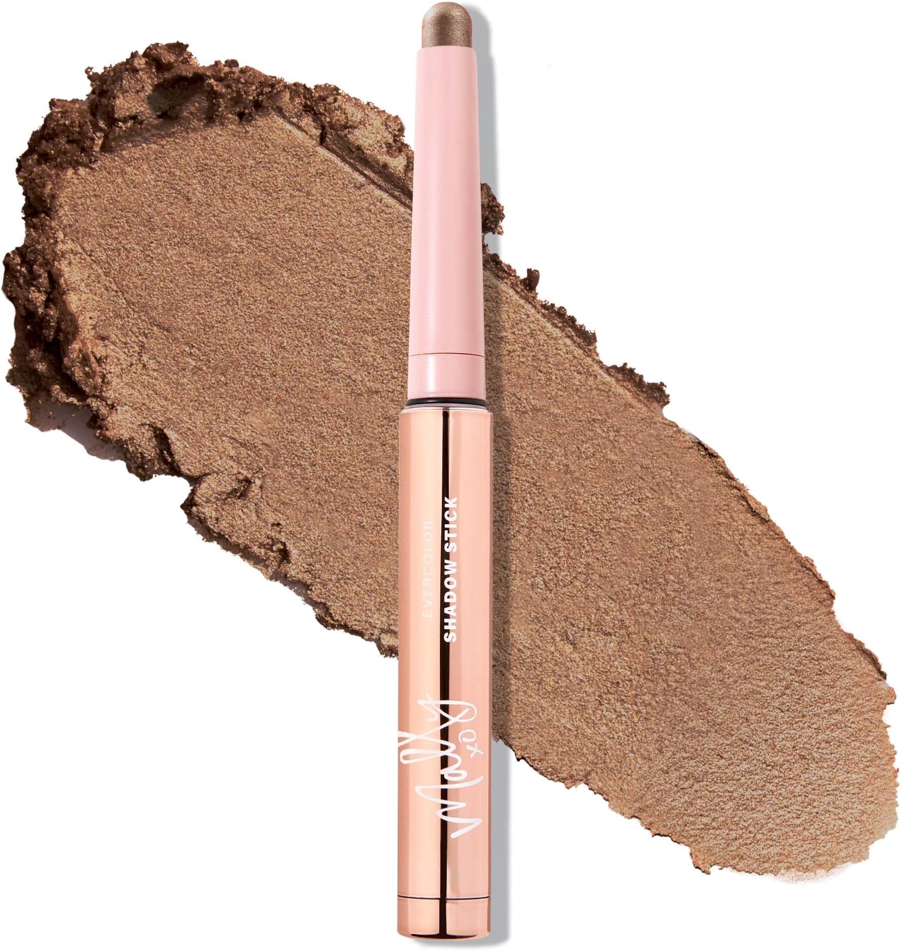 Evercolor Eyeshadow Stick - Burnished Bronze Shimmer - Waterproof and Crease-Proof Formula - Easy-to-Apply Buildable Color - Cream Shadow Stick