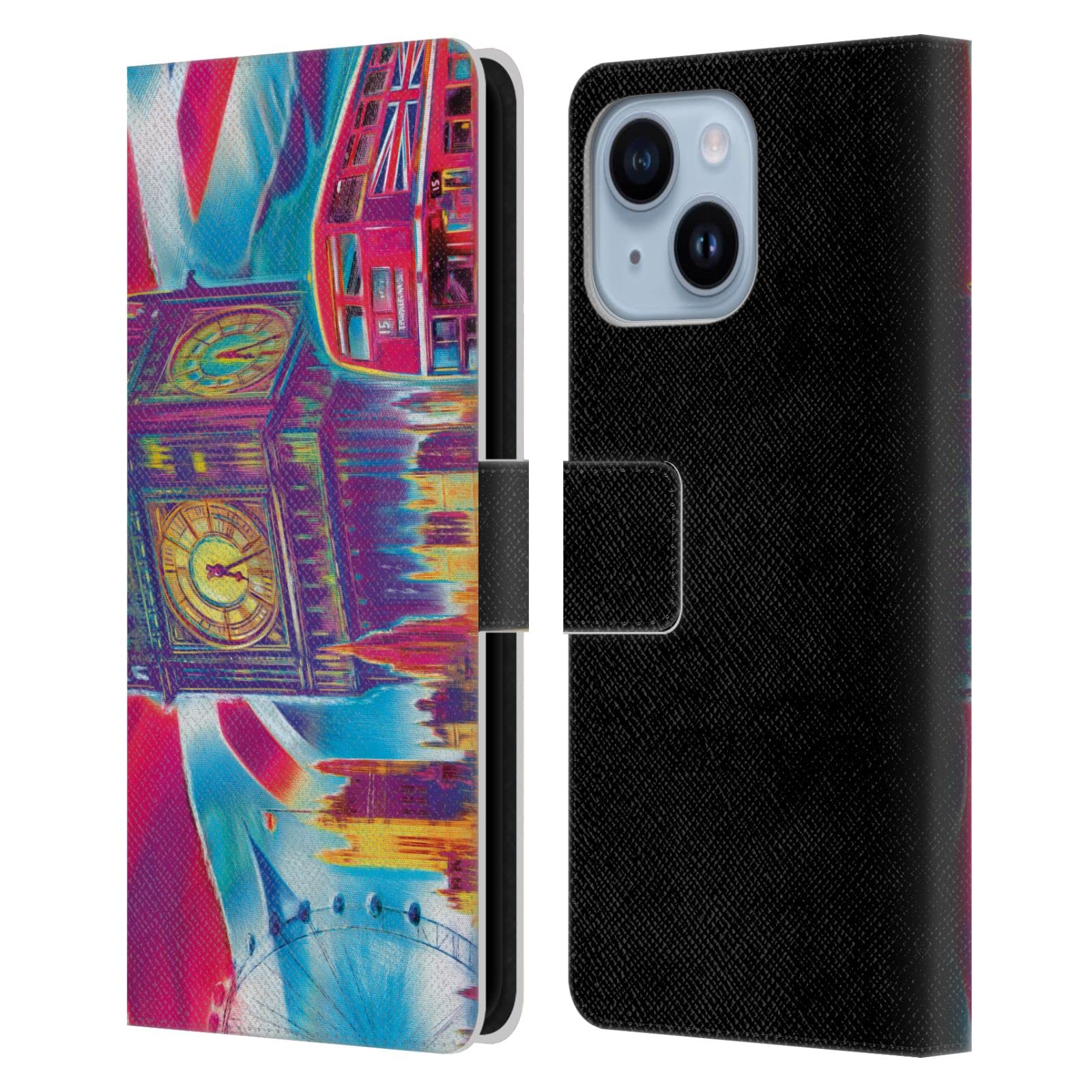 Étui portefeuille cuir iPhone 14 Plus housse protection P.D. Moreno - 7