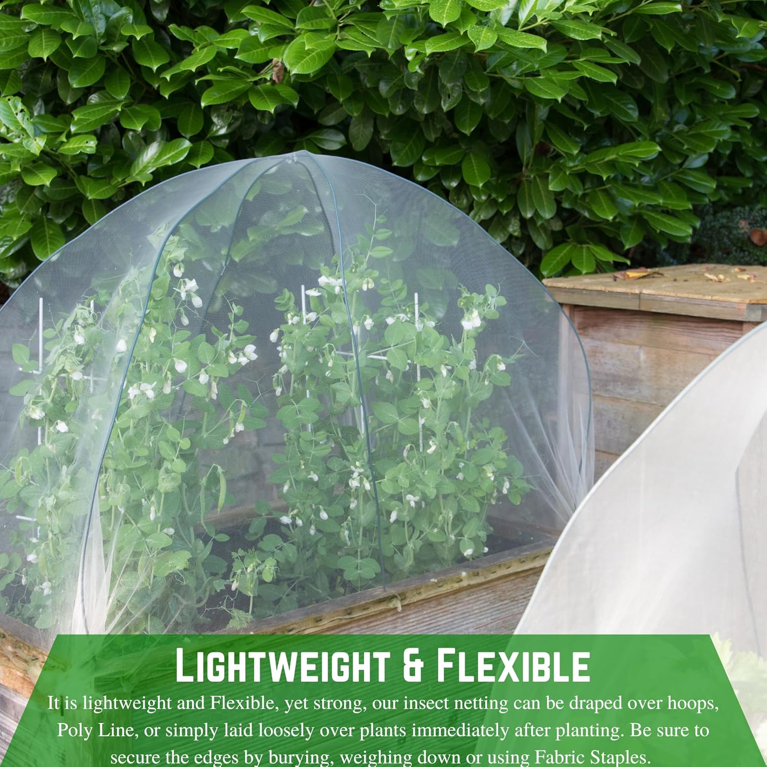 Farm Plastic Supply - Garden Netting - Garden Insect Netting, Garden Netting Ultra Fine, Insect Netting for Plants (6.5' x 20')