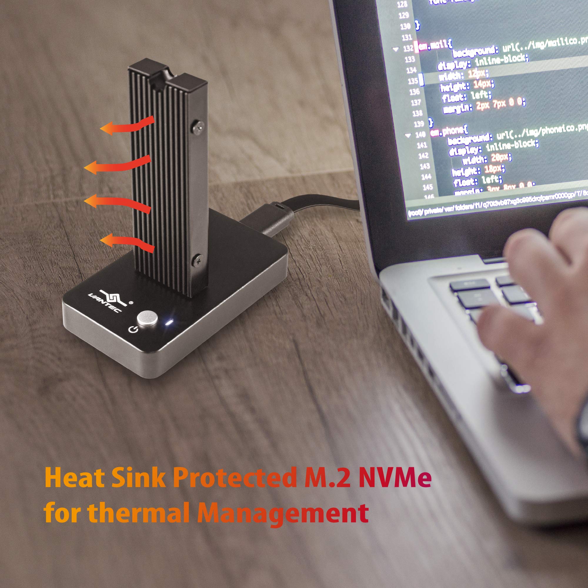 NexStar SX, stacja dokująca SSD USB 3.1 Gen 2 typu C M.2 NVMe (NST-D208C3-BK)