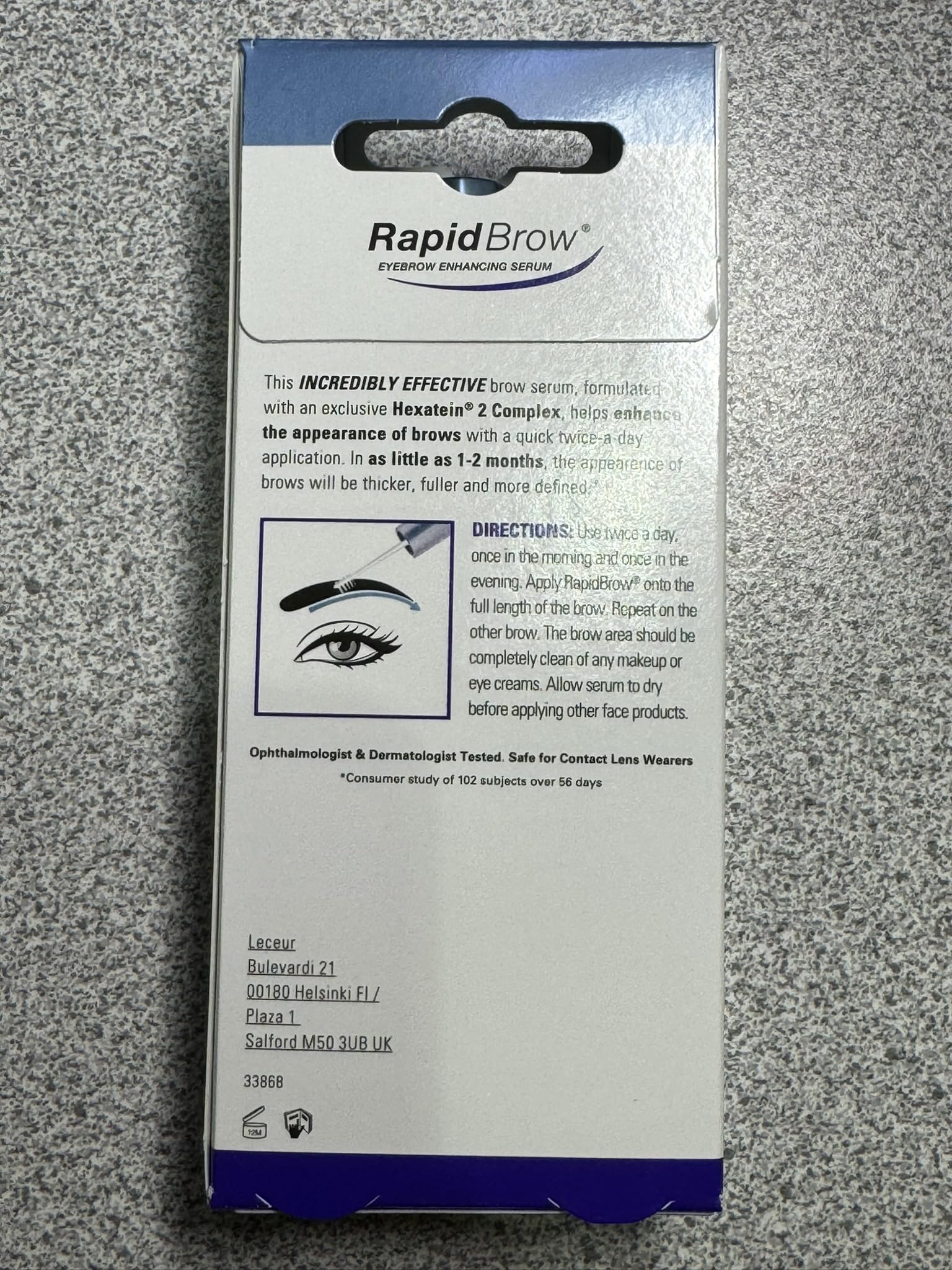 Rapidbrow Sopracciglio Migliorare Siero