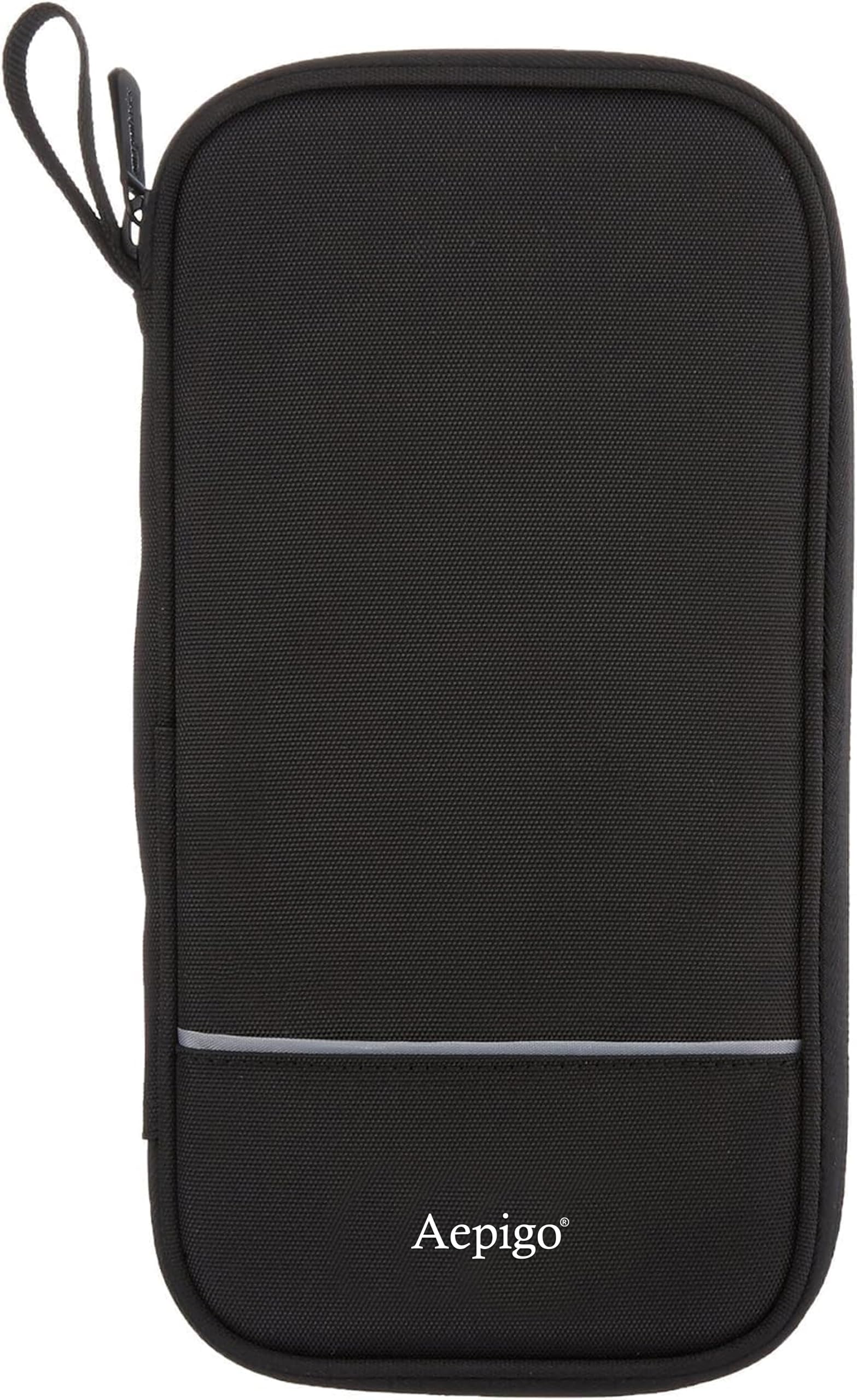 RFID Travel Passport Cover for Men | Card Holder for Men Travel Accessories | Travel Passport Holder for Women | RFID Travel Passport Wallet Organizer, 10 x 5 Inches, Black-image-26