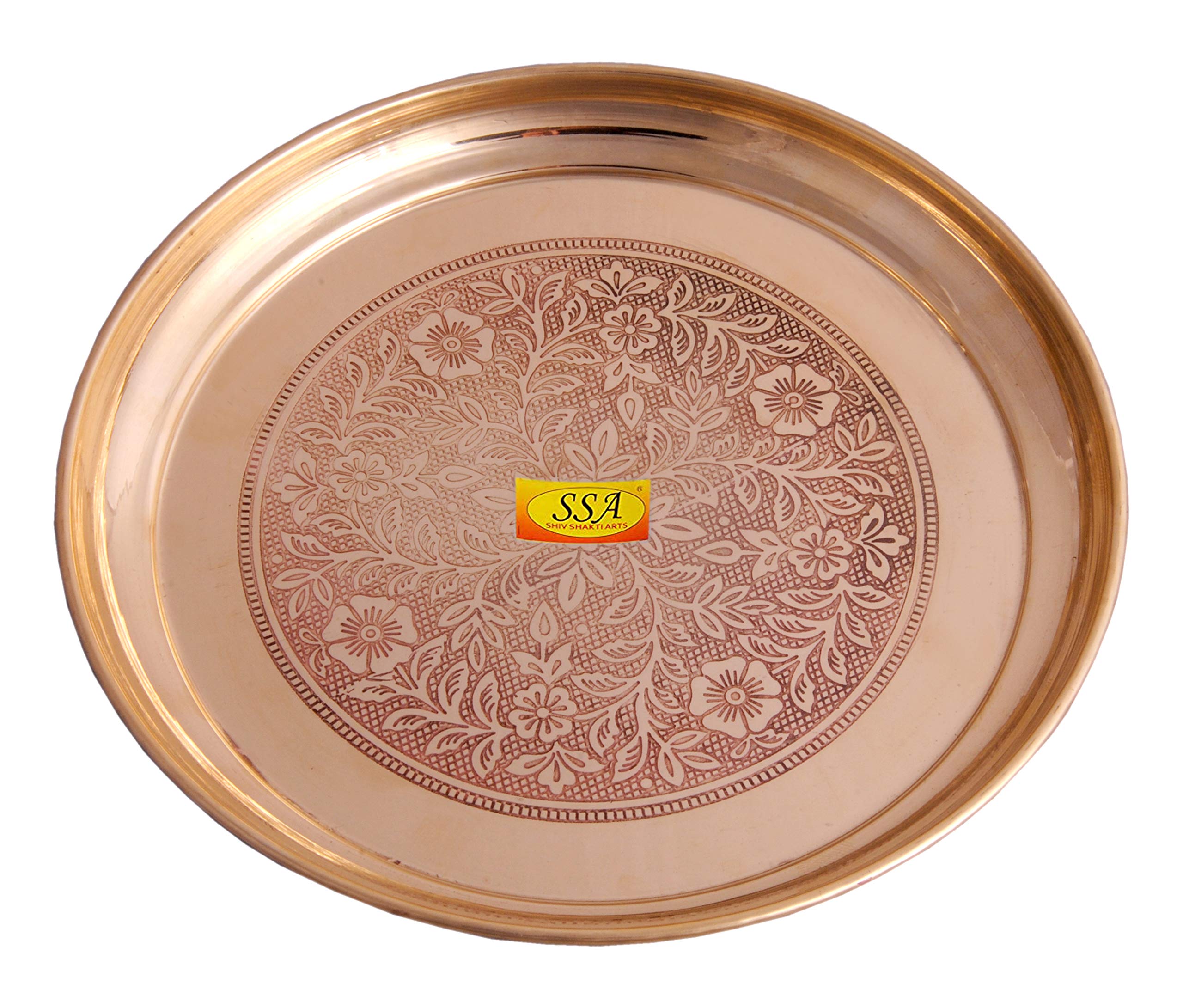 Brass Dinner Plate Set - Pooja & Serving Thali -5
