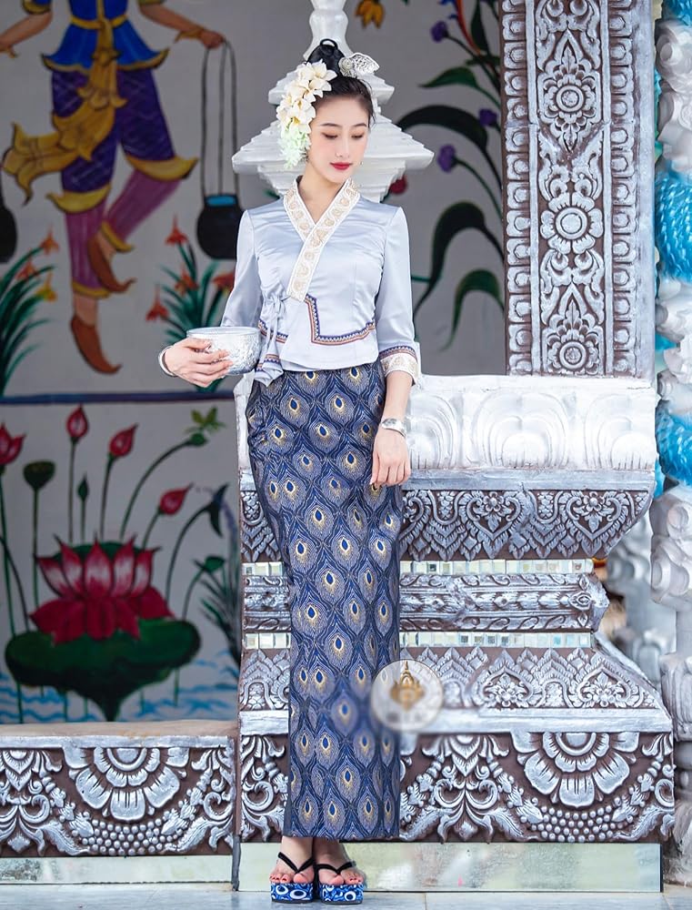 エスニック　民族衣類　長袖　タイダム染め　リメイク衣類　注文品　タイ製 エスニック服｜エスニックファッション 通販【MonkeyBanana】