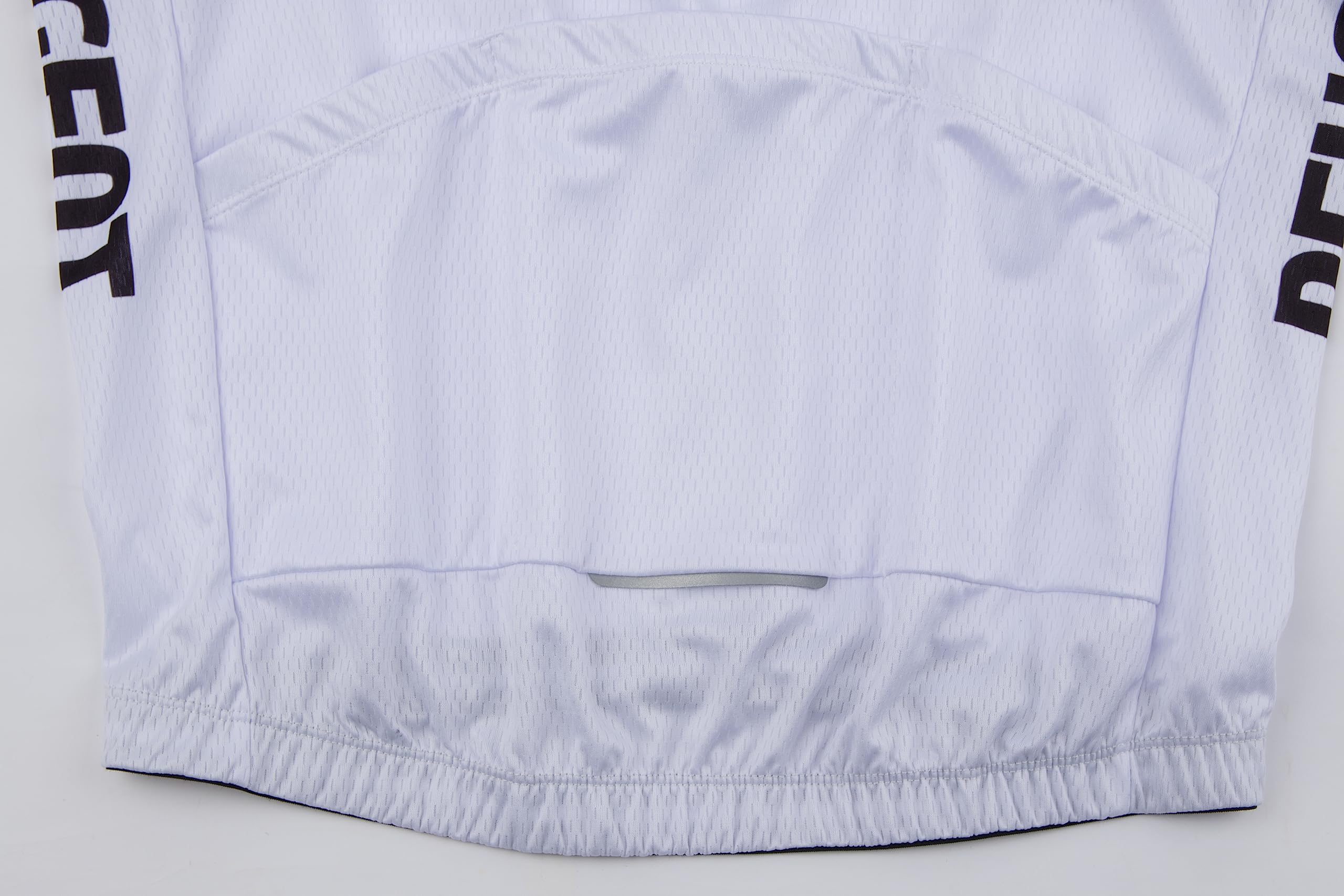 Maillot Cycliste Professionnel pour Homme à Manches Courtes,Tissu Extensible,Protection Solaire Respirante,3 Poches