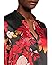 N by Natori Empress - Printed Satin Mandarin Collar Caftan - #4 of 4