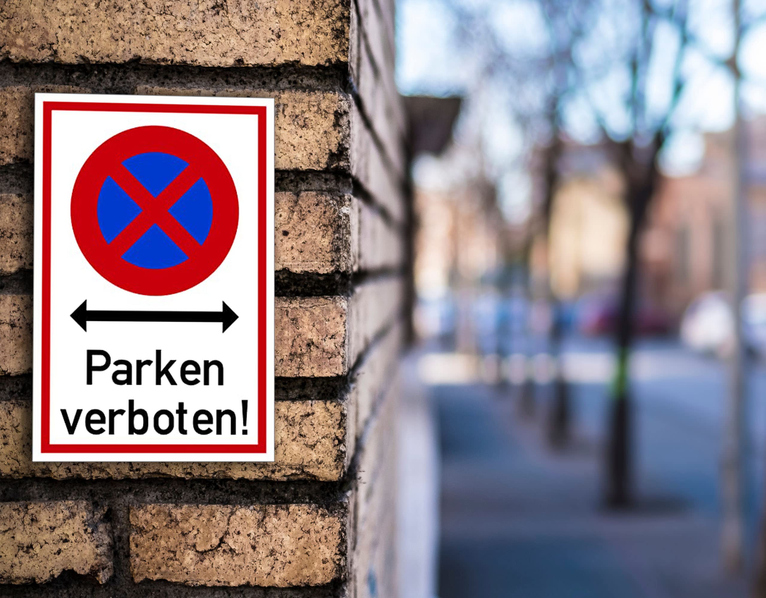 Sign Parken prohibited Absolute stop, Parking prohibited, Einheitsgröße - Image 4