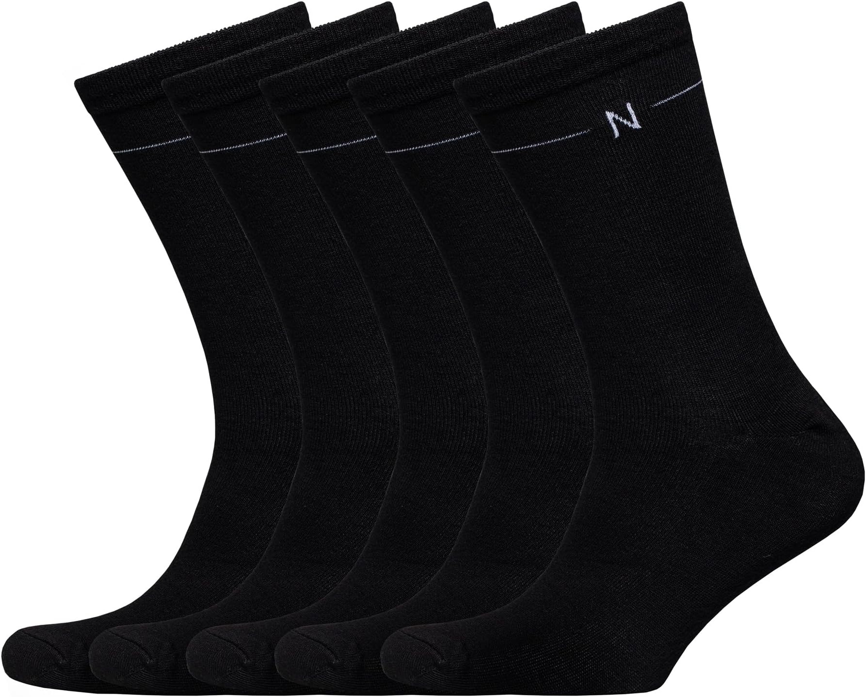 NUDUS UNDERWEAR Bamboo Rayon Classic Dress Socks 5-Pair Gift Box - Very Soft Thin Breathable