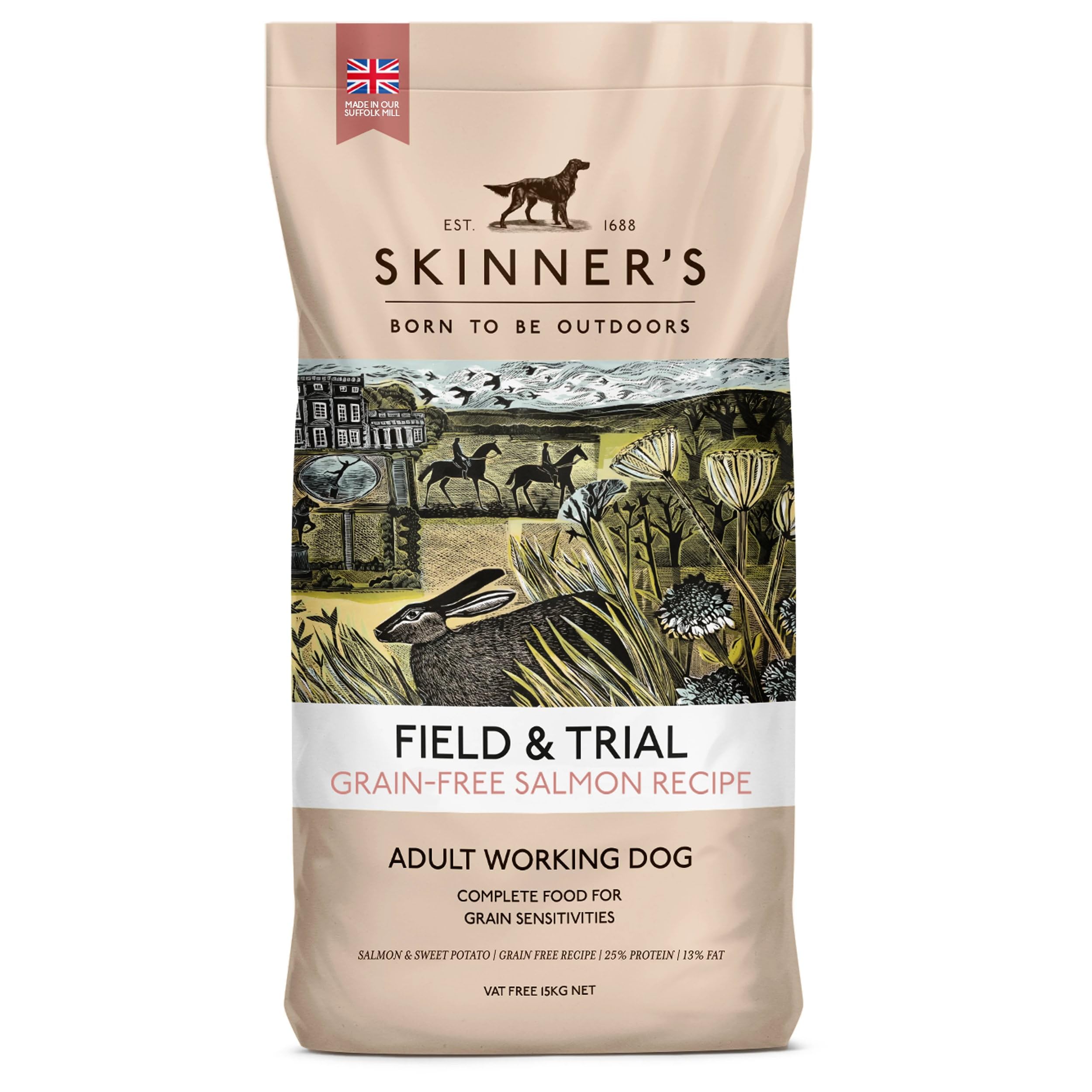 Skinners Field & Trial Grain Free Salmon 15KG