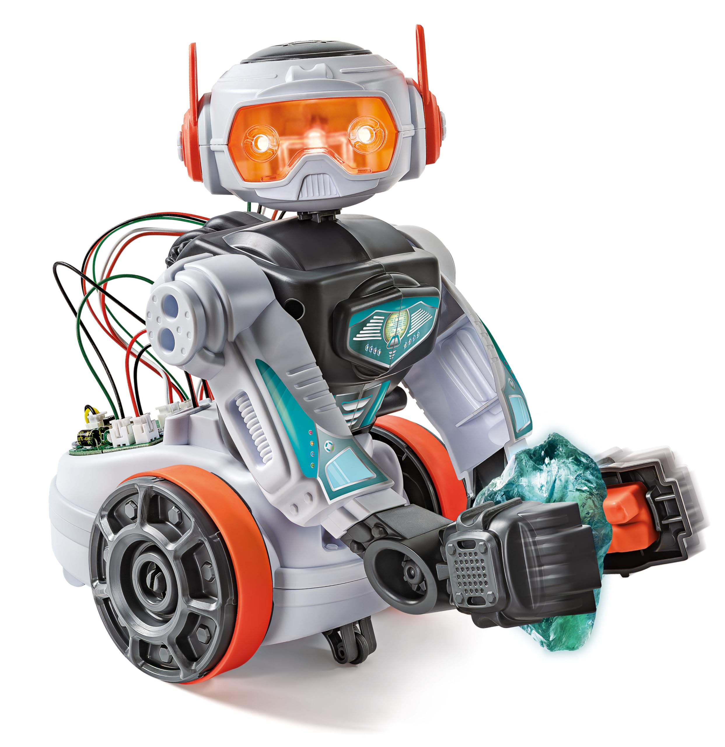 Clementoni - 56183 - Wetenschap & Spel - Evolutie Robot - Speelgoedrobot (Francja, Nederlandse Taal), Programmeerbaar, Robot interakcyjny, STEM, Robotica, Educatieve Spellen 8 Jaar, Gemaakt In Italië