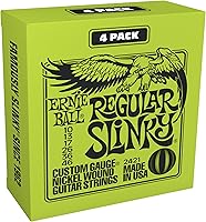 Vista 36 de Ernie Ball Super Slinky - Cuerdas para guitarra eléctrica con envoltura de níquel, calibre 9-42 (P02223)