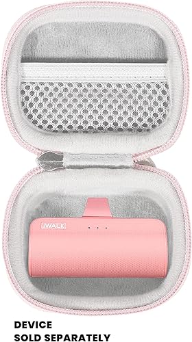 Miniatura 3 de alltravel Funda para iWALK Mini cargador portátil para iPhone y Android 3350mAh, 4300mAh, 4500mAh, 4800mAh (rosa)
