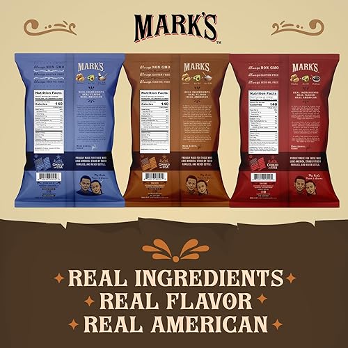 Miniatura 3 de MARK'S Kettle Cooked - Papas fritas de aceite de aguacate, paquete variado, sin gluten y sin aceite de semillas, paquete variado de 3 sabores, 5