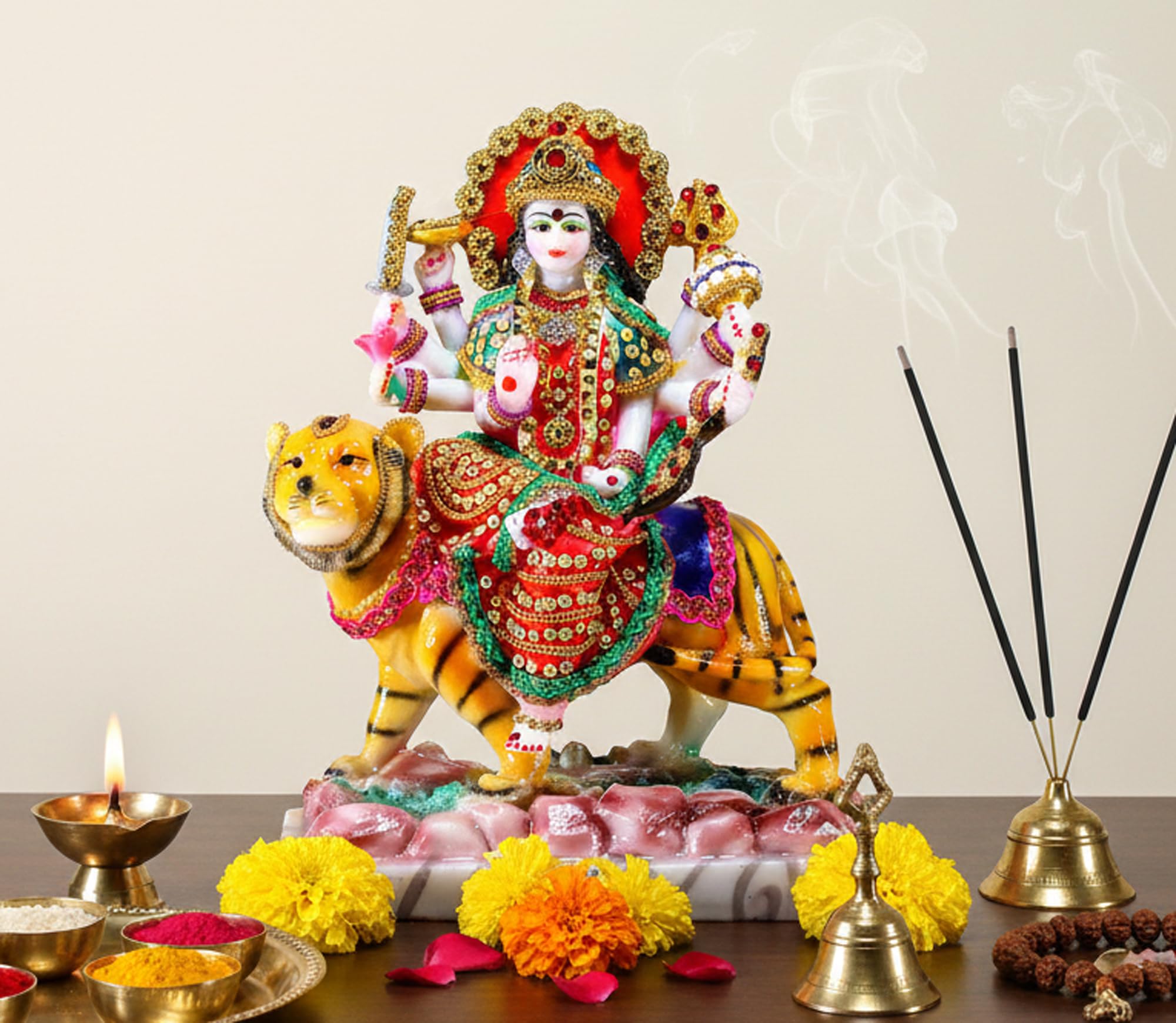 Maa Durga Statue - Resin Idol for Home -2