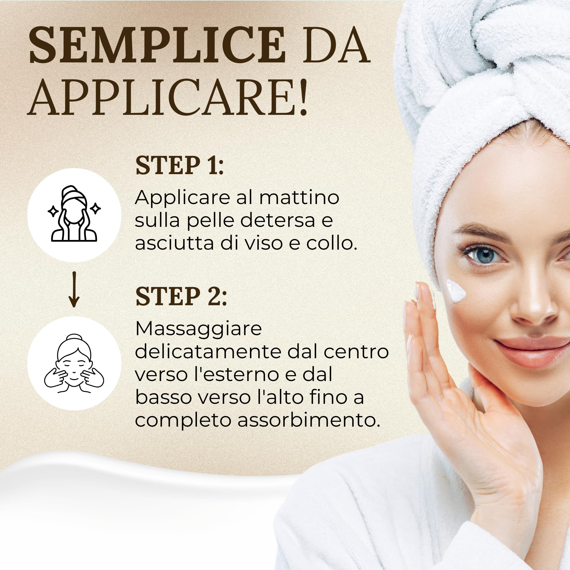 Crema Viso Antirughe Idratante con Effetto Lifting - Trattamento Giorno e Notte con Acido Ialuronico - Riduce Rughe e Segni del Tempo - Crema Anti-Età per Donna e Uomo - 50ml (Confezione da 2)