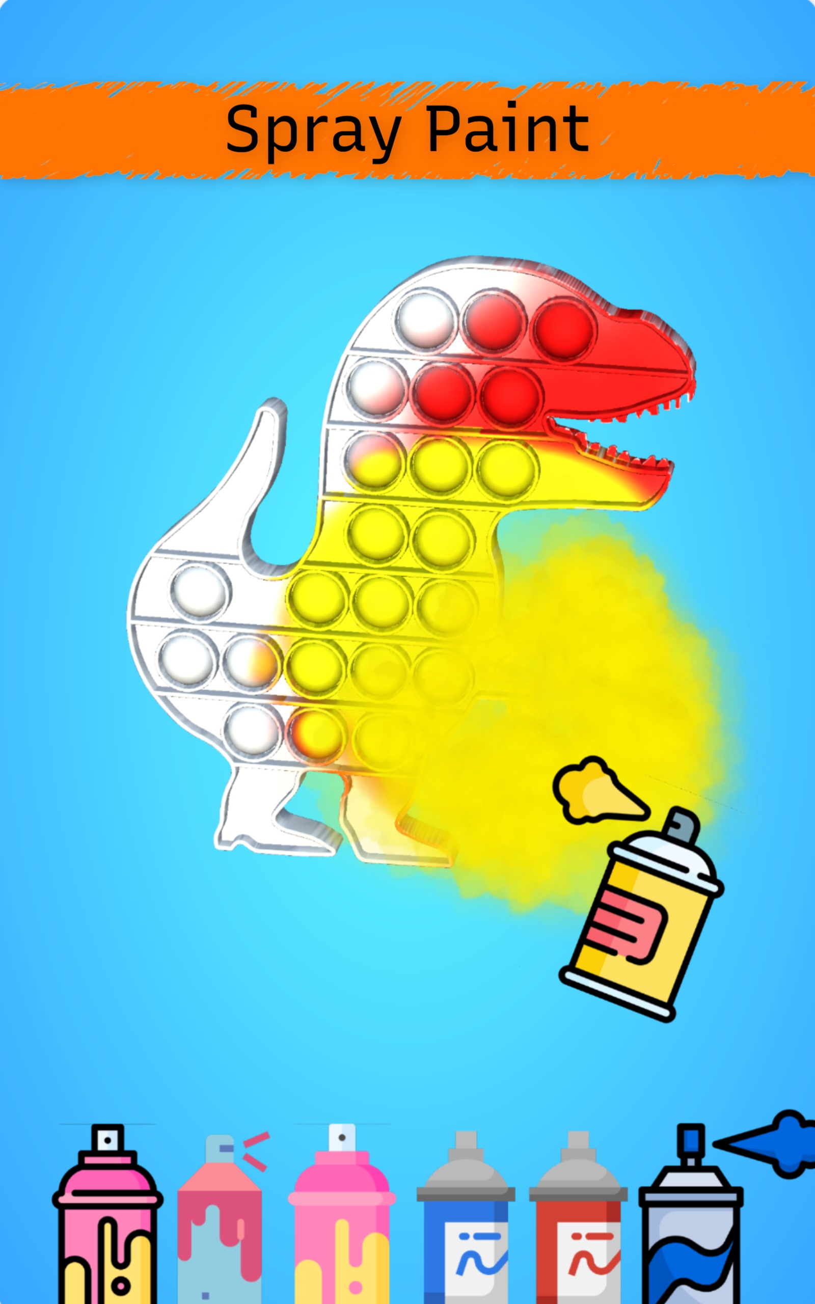 Popit 3D Antistress Coloring, PopIt DIY Fidget Toys, Pages to color and Pop It Games For Free