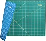 WORKLION 12" x 18" Art Self Healing PVC Cutting Mat, Double Sided, Gridded Rotary Cutting Board for Craft, Fabric, Quilting, Sewing, Scrapbooking Project