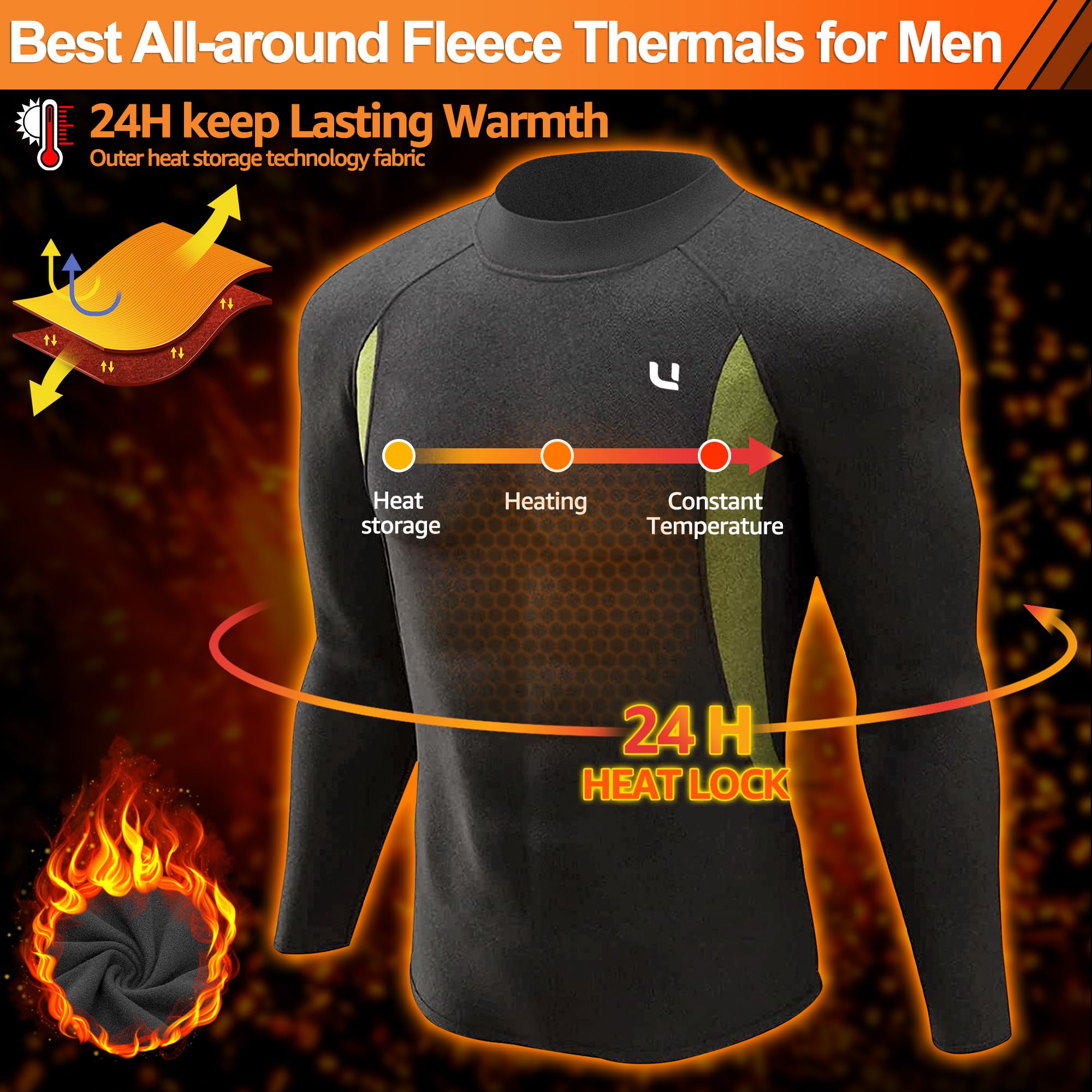 UNIQUEBELLA - Biancheria Intima Termica da Sci, da Uomo