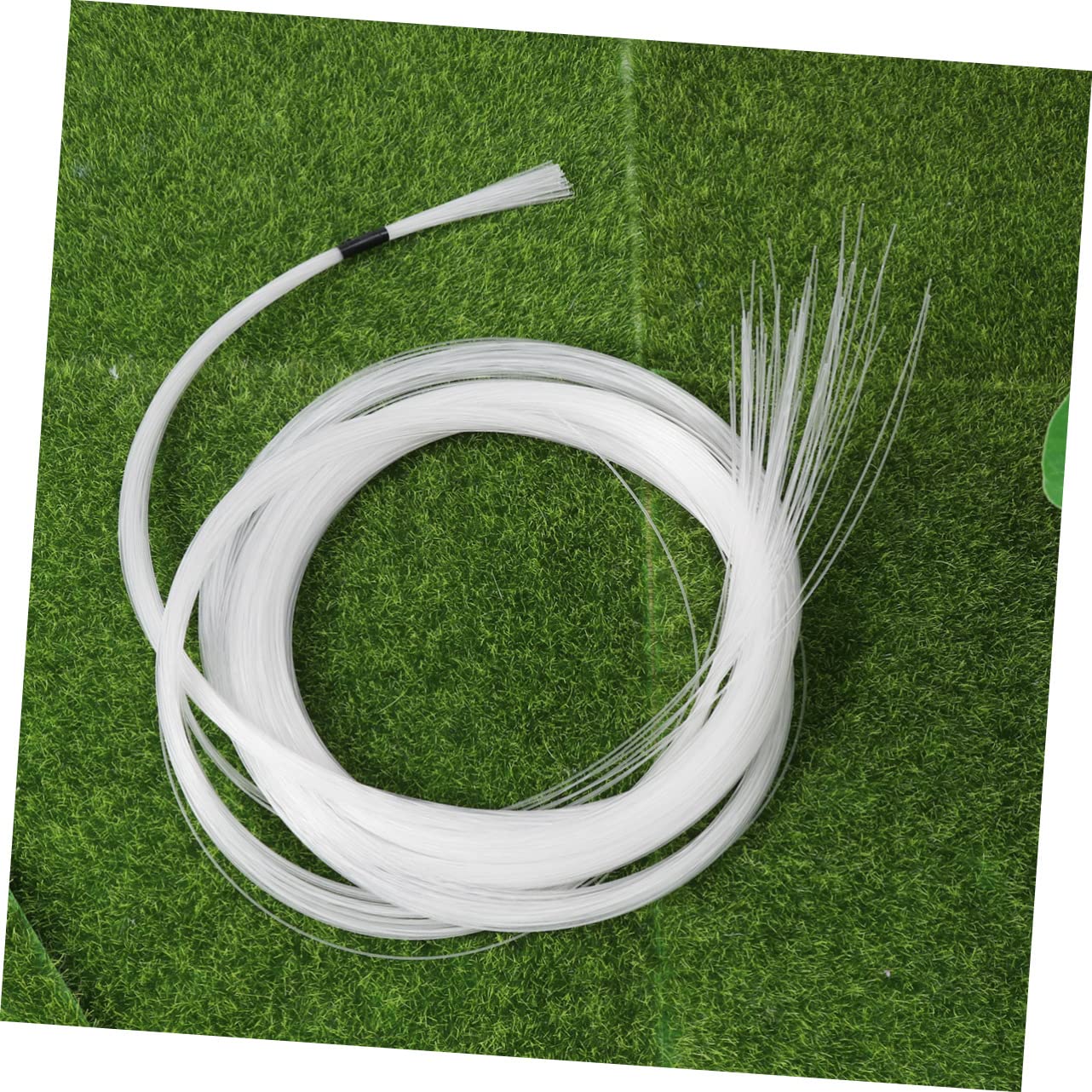 DIYEAH 50Pcs Long Optical Fiber Lights for Decorative Party Curtain Lighting High Transparency Energy Saving Fiber Optic Lights for Festivals and Events