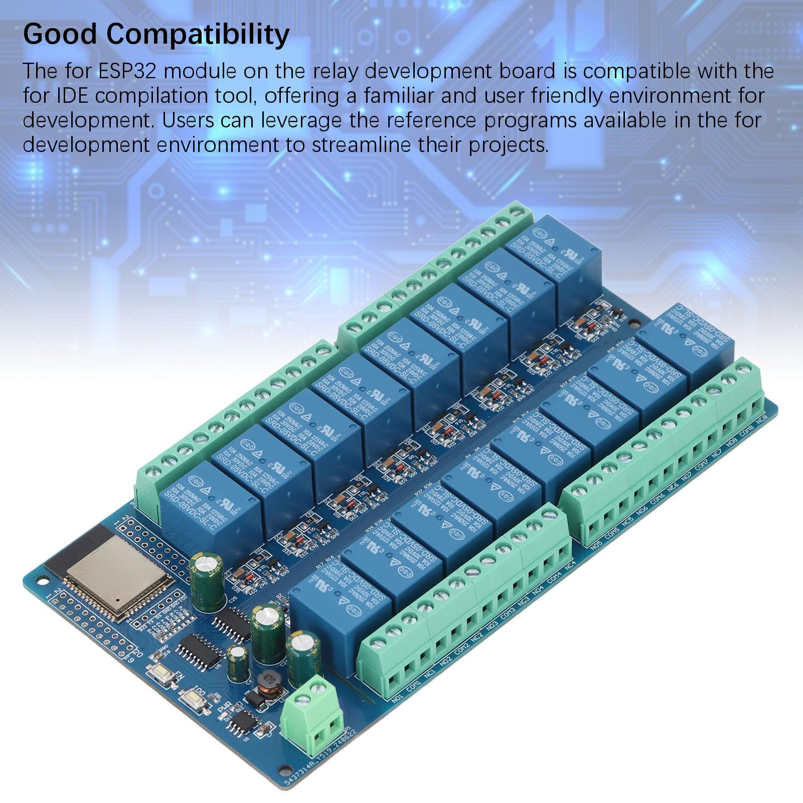 Irfora Smart Home 16 Channel Relay Module para