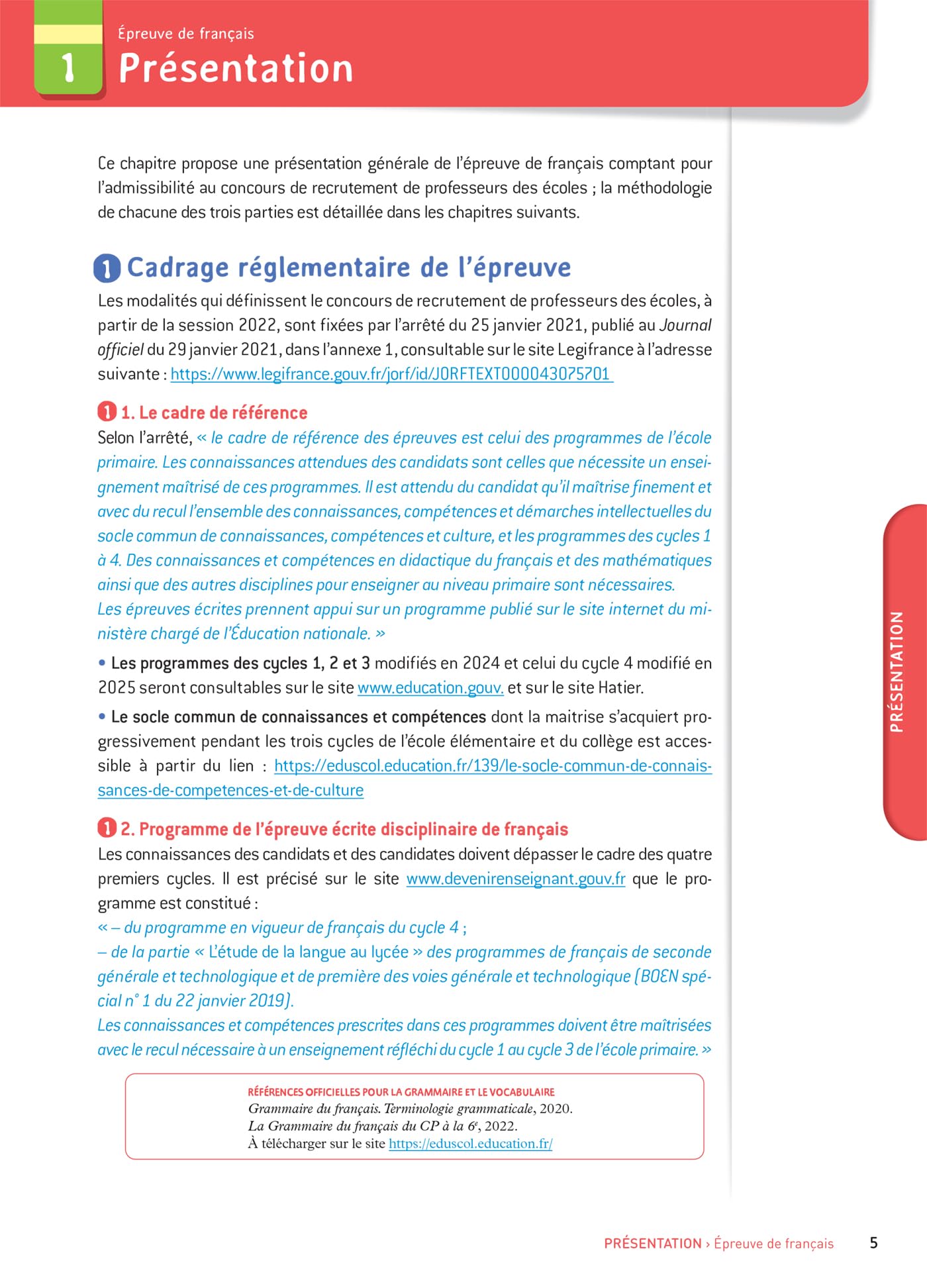 Français - CRPE 2026-2027 - Epreuve écrite d'admissibilité - L3 et M2