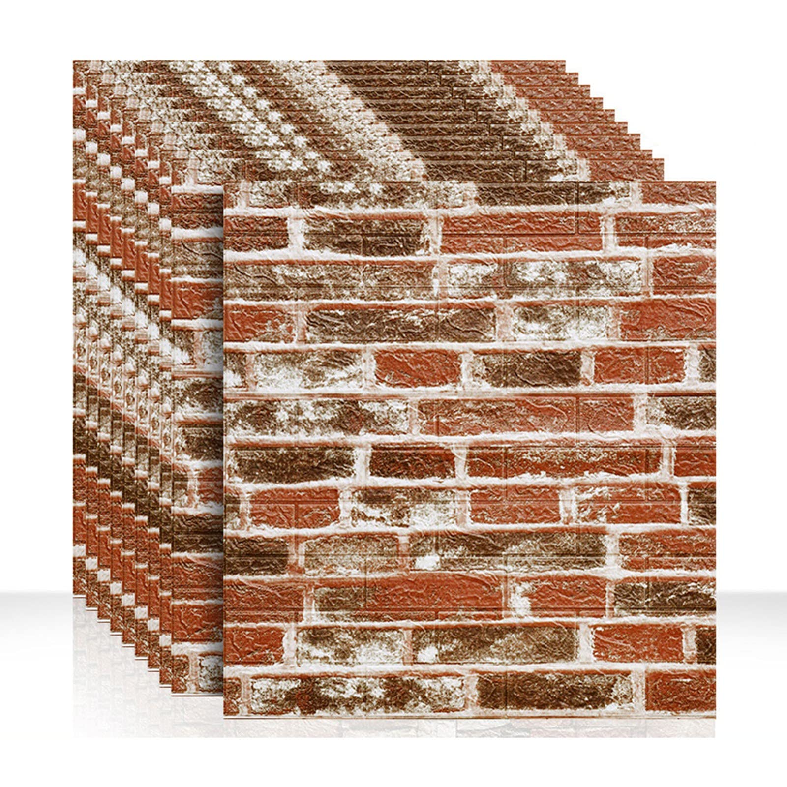 Buy 3D Wall Panels Brick Effect, 3D Brick Wallpaper, DIY Self Adhesive