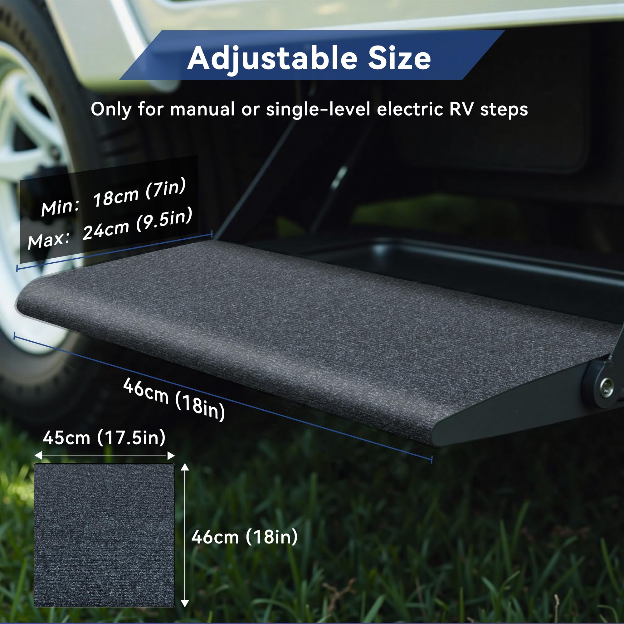 EFEALL Marchepied De Camping-car - Boucle Réglable Pour