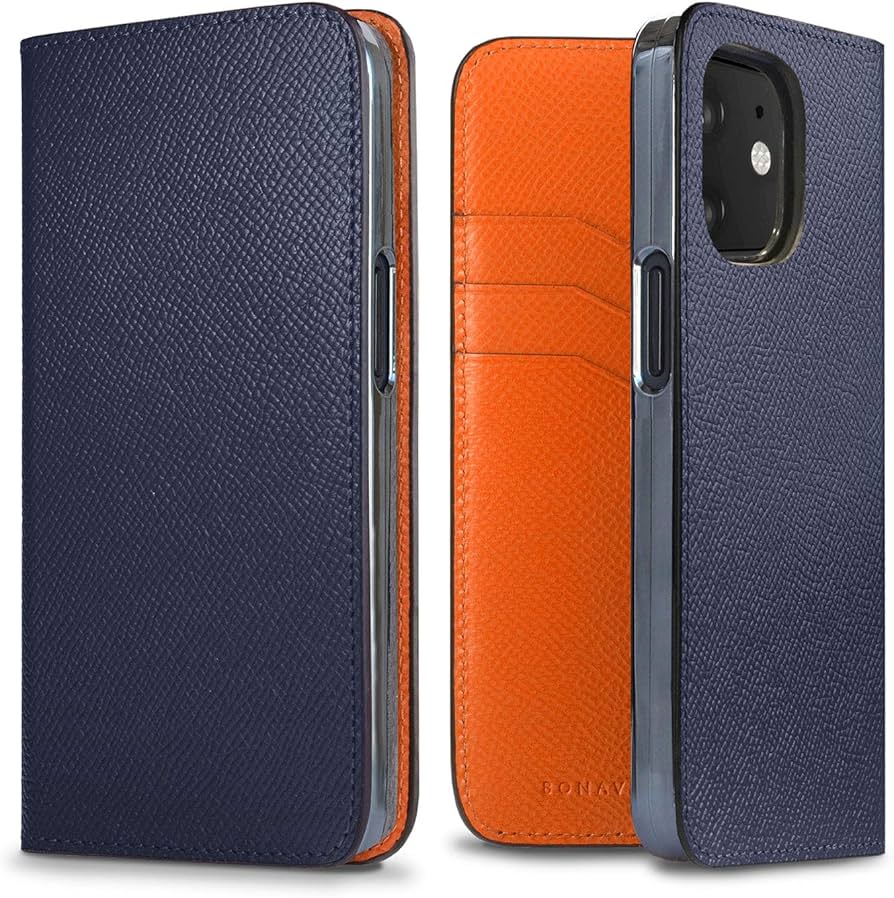 Amazon.co.jp: 【ボナベンチュラ】 ダイアリーケース [iPhone 12 mini