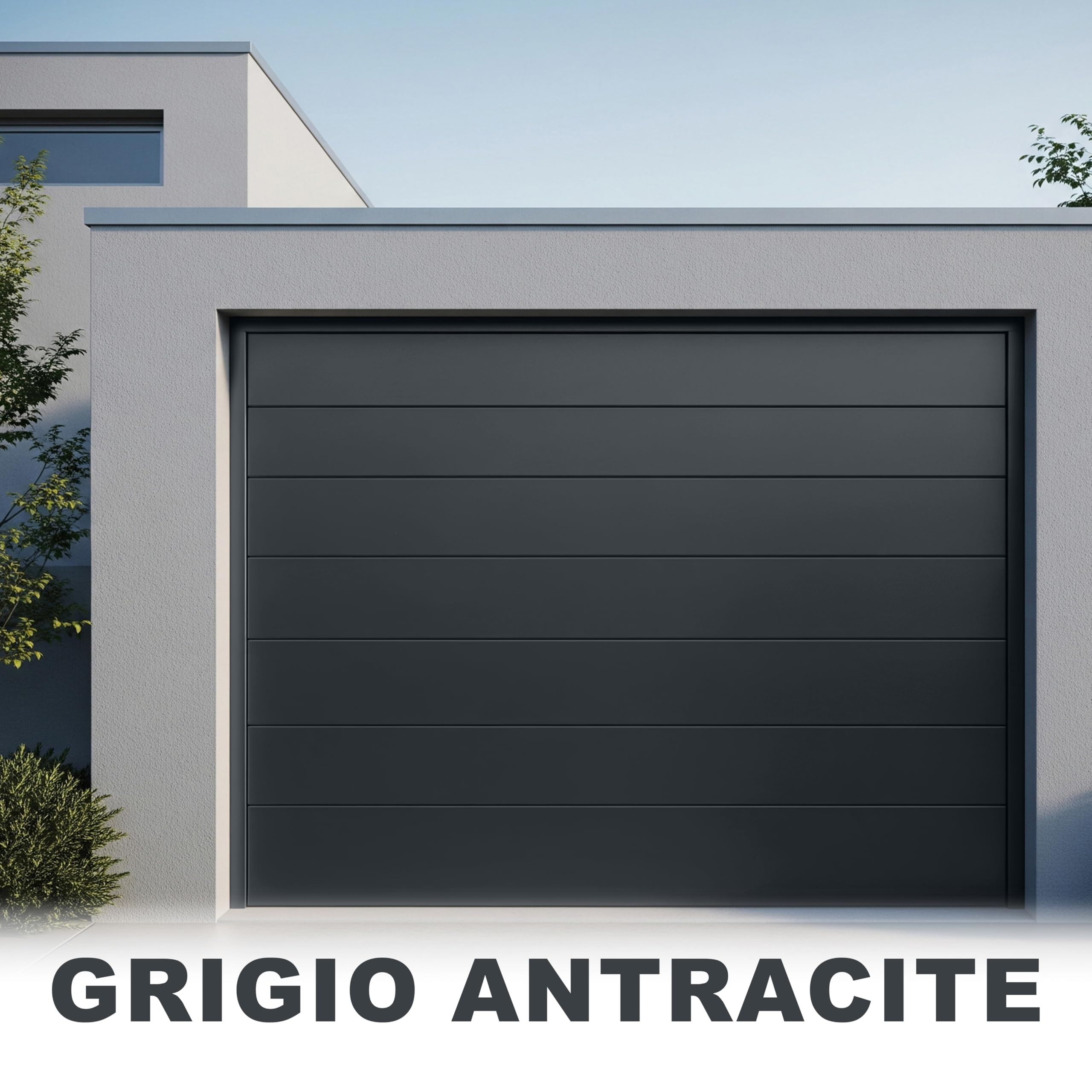 WO-WE Vernice Metallo 3 in 1 Smalto Antiruggine a solvente Ferro W908 Grigio antracite - 5L