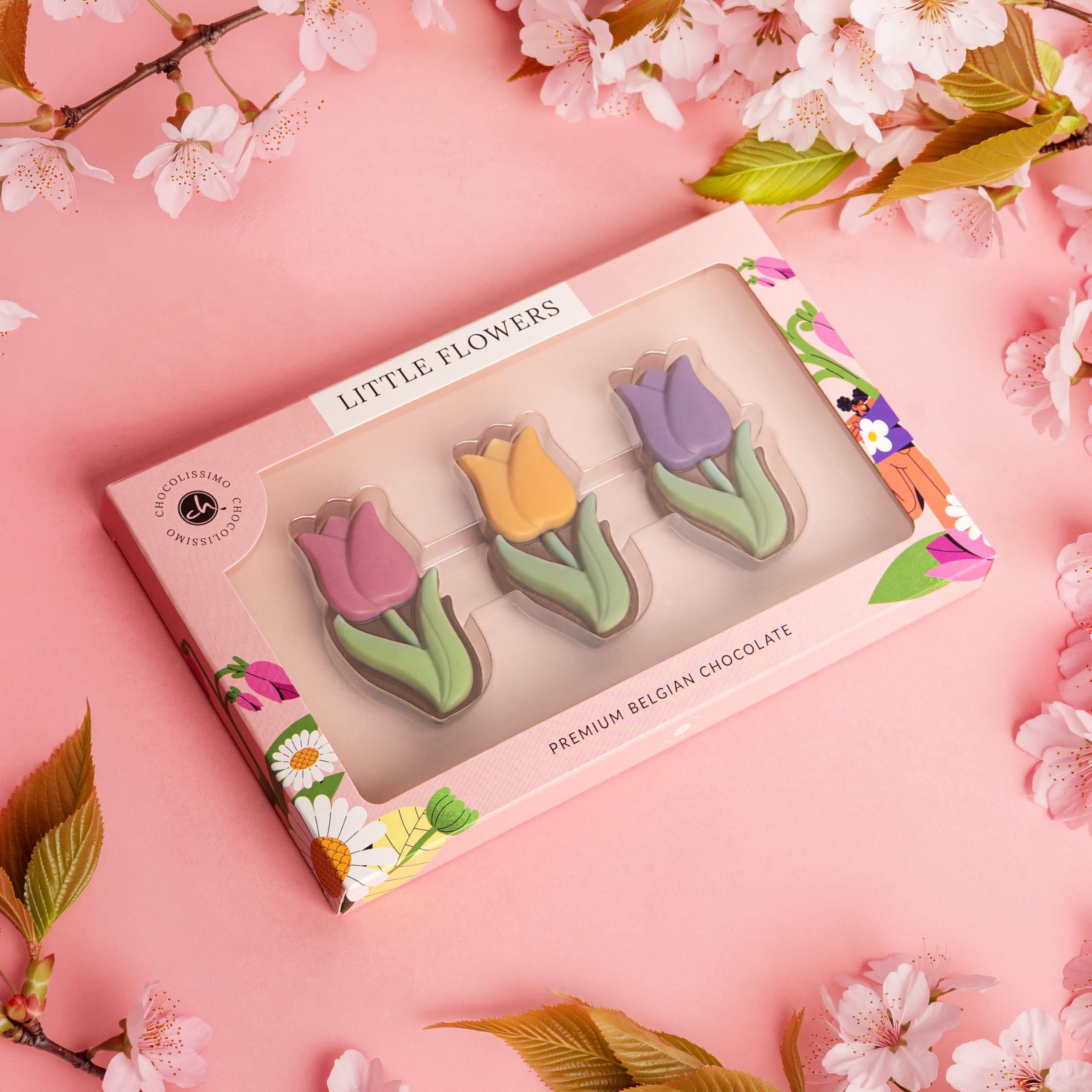 3 Choco Tulipany - Czekolada - Czekoladowe tulipany