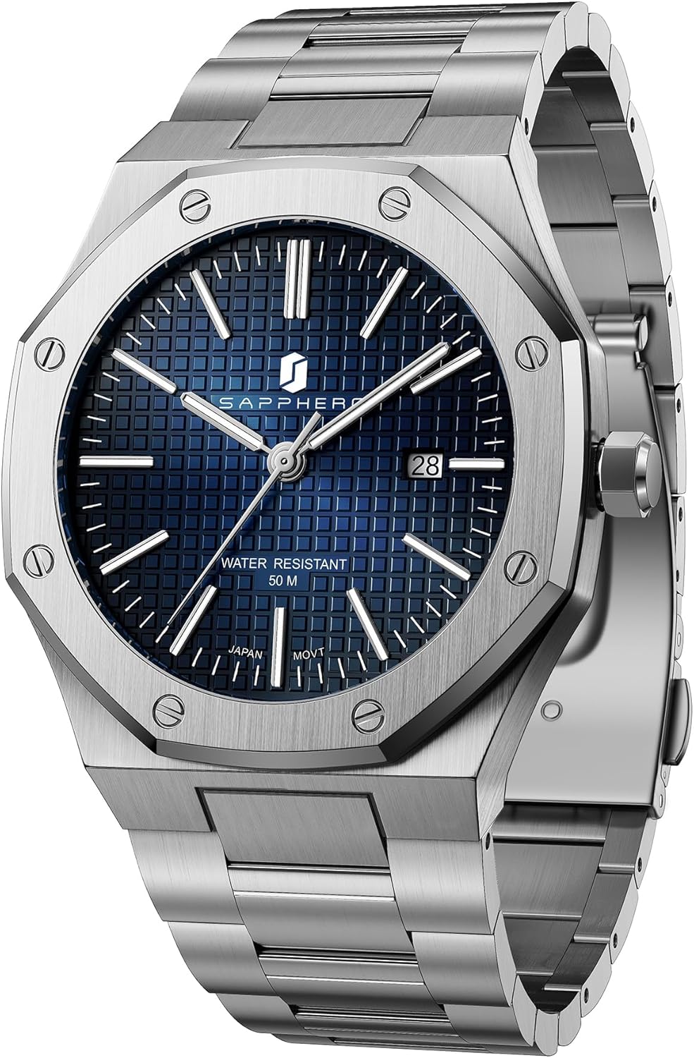 SAPPHERO Octagon Watch Men, Luxury...