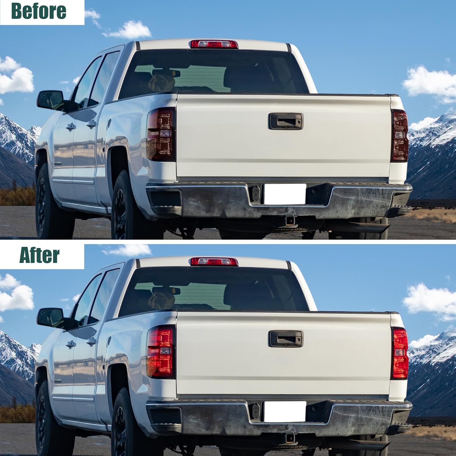 uxcell 1set Driver Side Tail Lamp Wiring Harness for Chevrolet Silverado 1500 2014-2015 No.23141278 Tail Light Socket Wire Harness