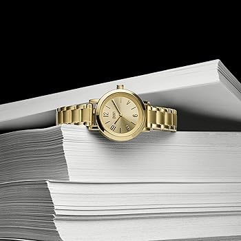 DKNY 女性用腕時計 NY2343 SOHO Gold Watch Women's Soho NY2343 Gold Stainless-Steel Quartz Fashion