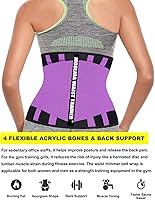 Vista 15 de Moolida Cinturón de entrenamiento de cintura para mujeres u hombres, cinturón de soporte para la espalda