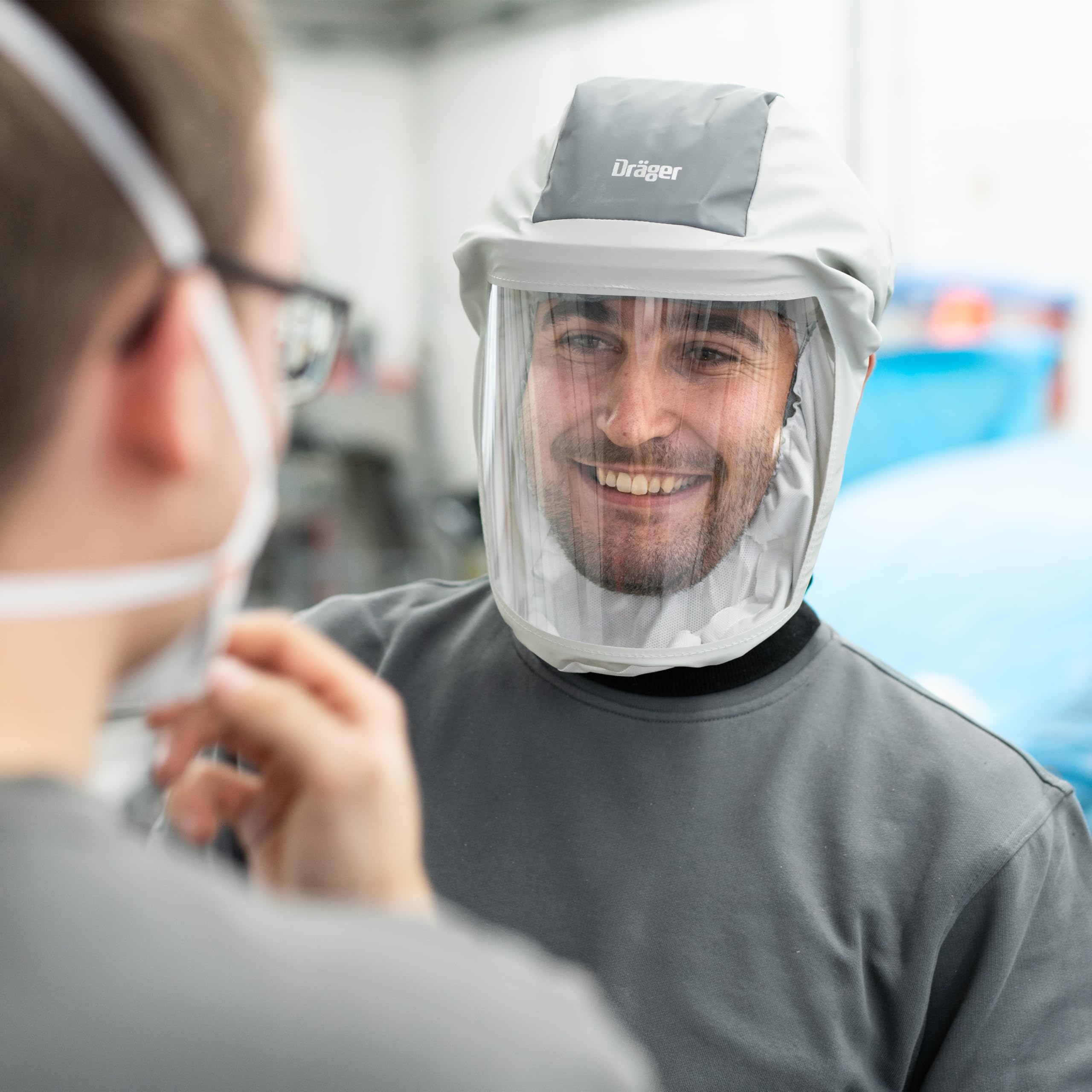 Dräger X-plore 8000 Premiumhaube kurz | Wechsel-Haube der Schutzstufe TH3