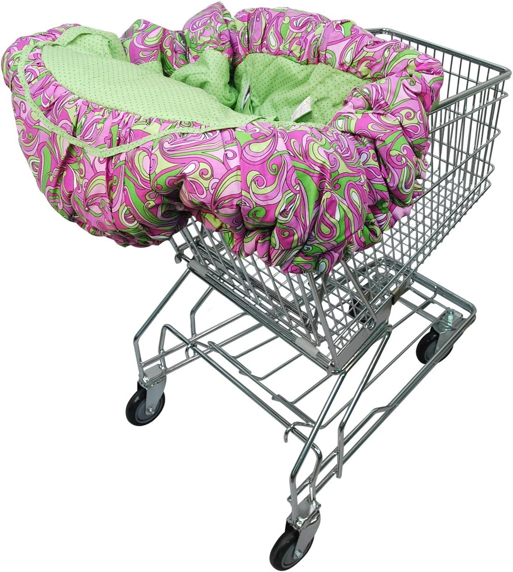 Floppy Seat Ez Carry Shopping Cart and High Chair Cover, Pink Paisley (Discontinued by Manufacturer)