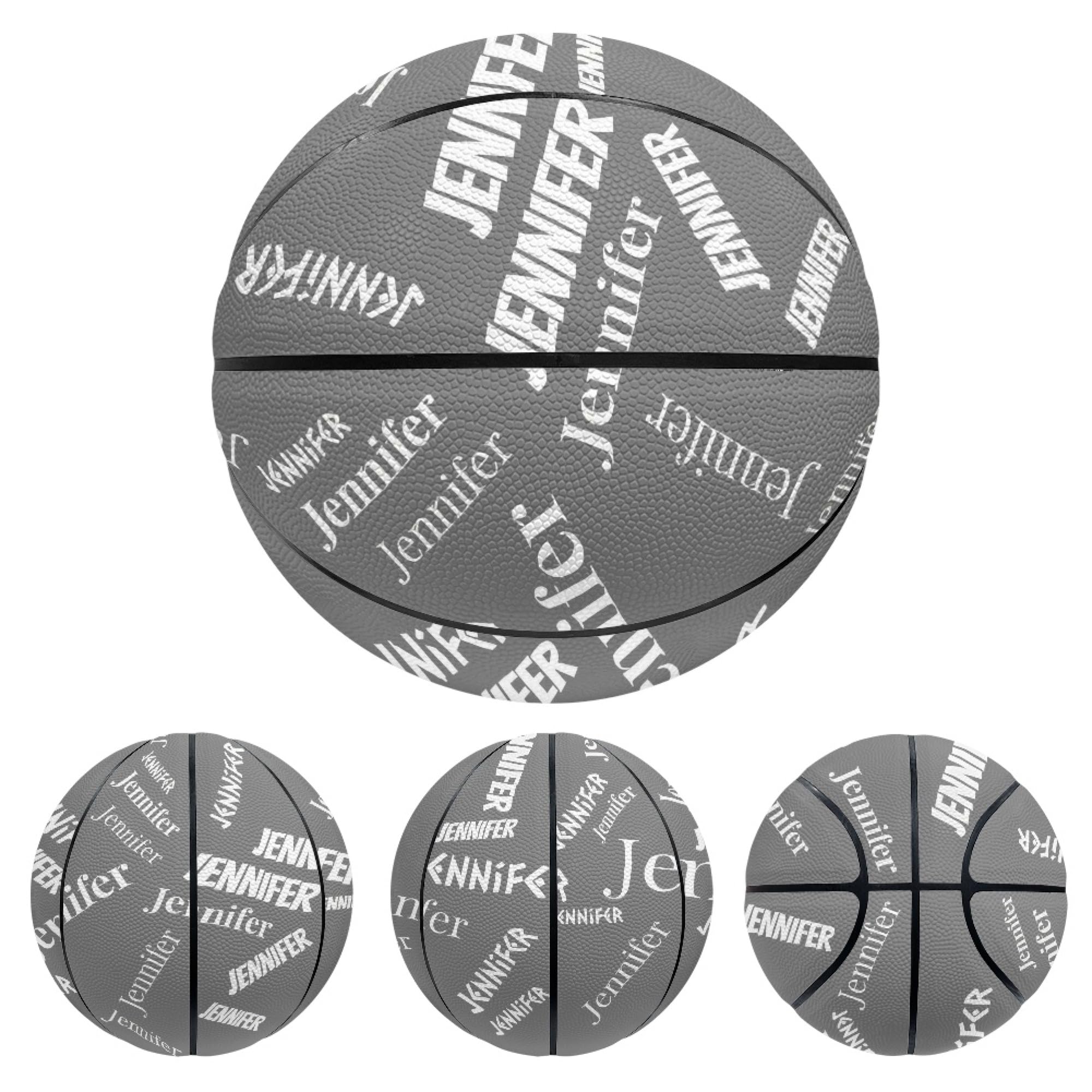 Baloncesto personalizado con nombre, todo el nombre impreso Regalo deportivo personalizado Tamaño 7 (29.5")/Tamaño 5 (27.5"),Regalo de baloncesto personalizado,Regalo de cumpleaños,Regalos de equipo