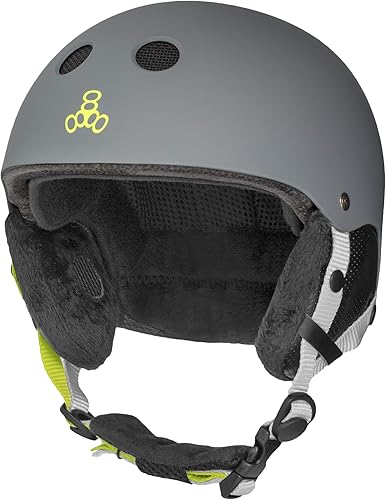 Triple Eight Halo Snow - Casco estándar de snowboard y esquí, certificado de seguridad con ajuste de esfera