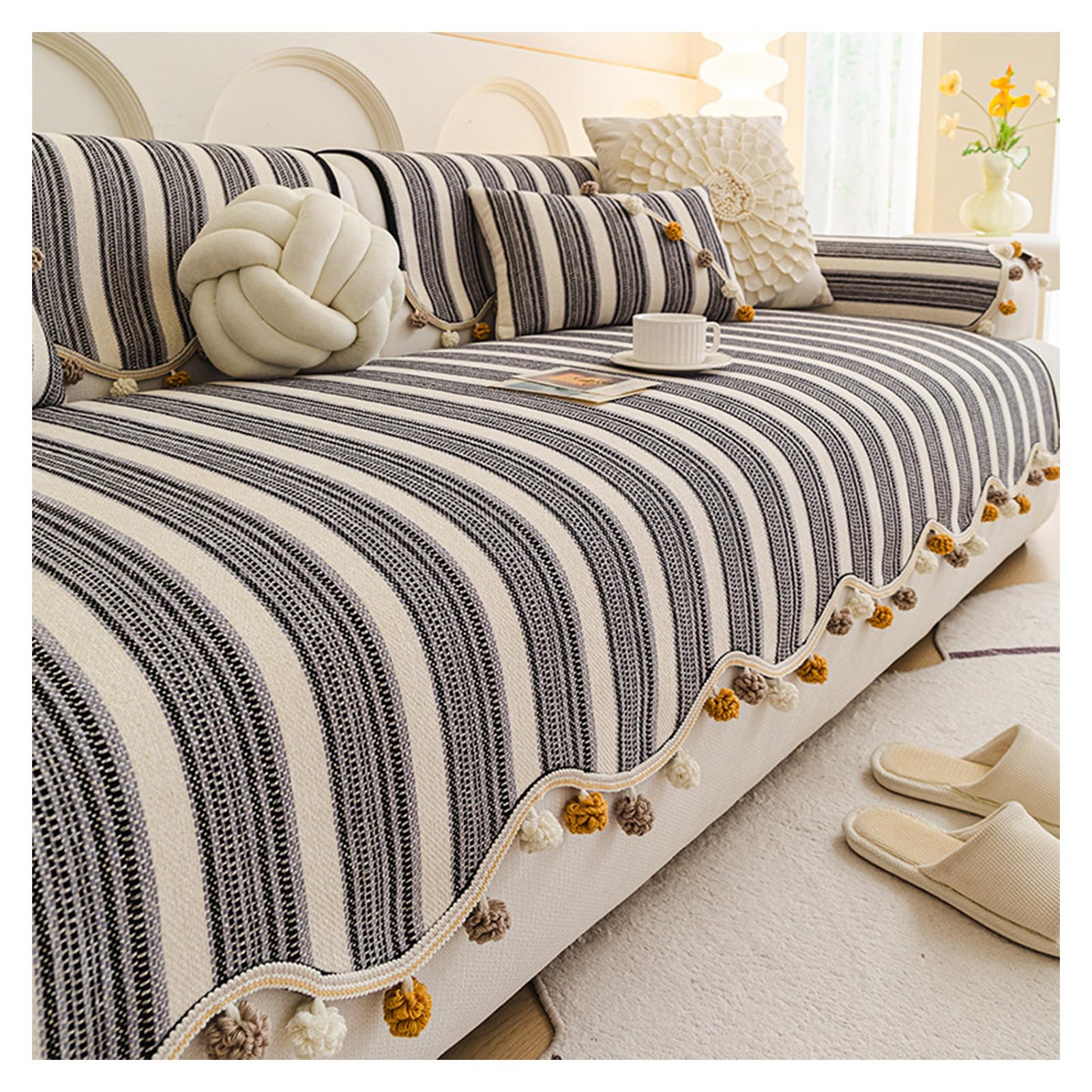 Möbelschutzbezug, Chenille, maschinenwaschbar, pflegeleichtes Design, langlebig, Kissenschutz, Sofa, perfekt für 1/2/3/4-Sitzer