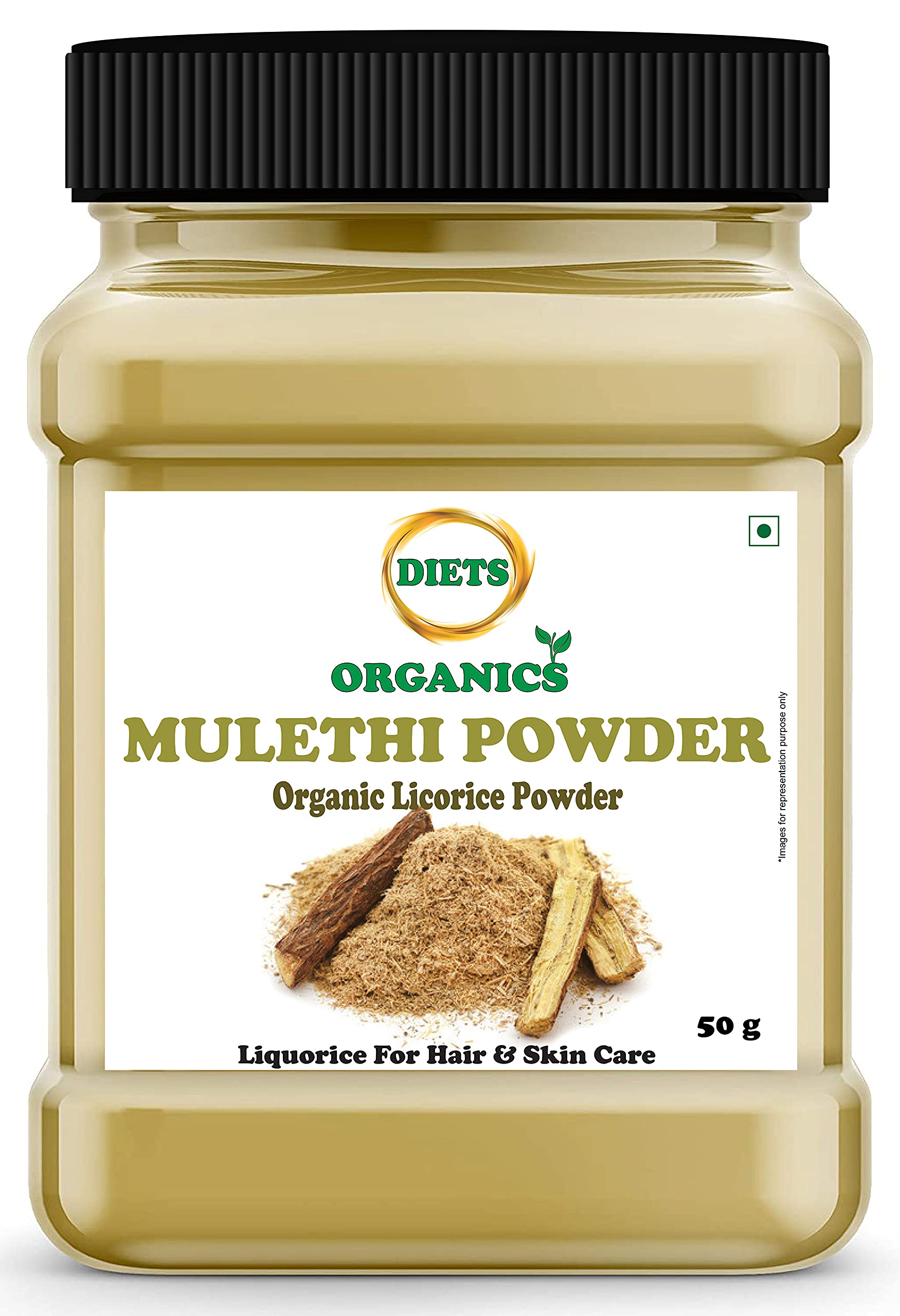 DIETS ORGANICS Mulethi powder -50 g for face, skin, hair care (licorice powder)-50G (B09BKS87BD) Amazon Price History, Amazon Price Tracker