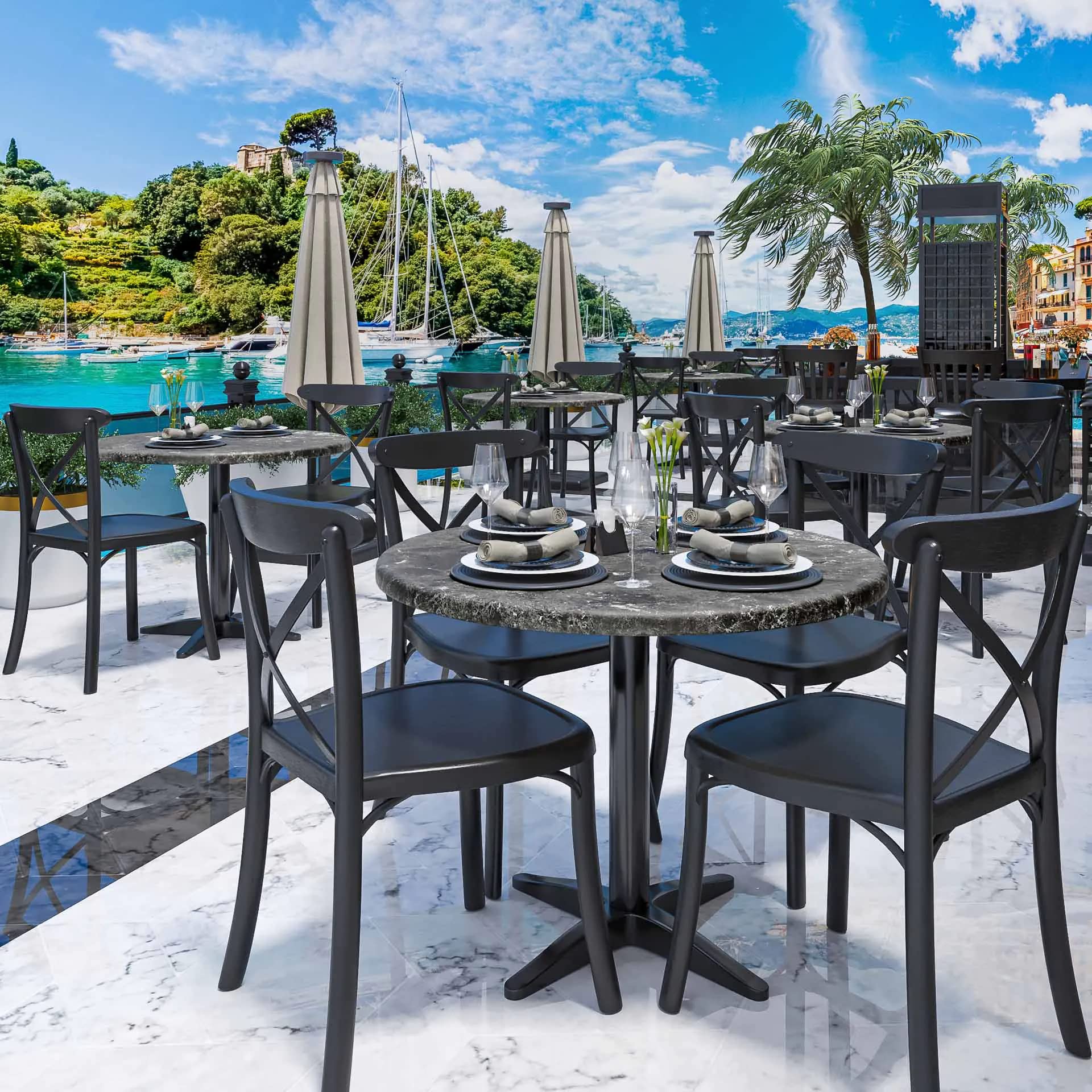 werzalit campingtisch GGMMÖBEL WERZA | Tischplatte | Felsen | Ø 60 cm | Topalit Gartentischplatte | Perfekt für klappbare Gartentisch, Esstisch | Wasserfest | Restaurant, Cafe, Bar Color:Pink Purple How to Stack Overdrive sport-and-freizeit