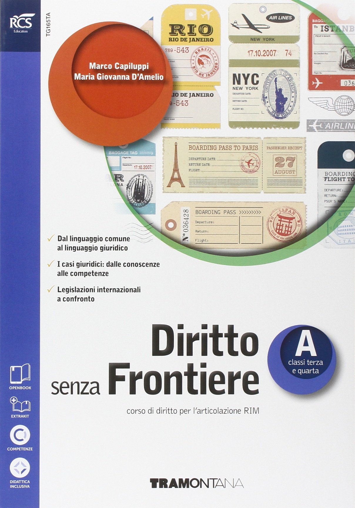 Diritto senza Frontiere Volume A Classi Terza e Quarta